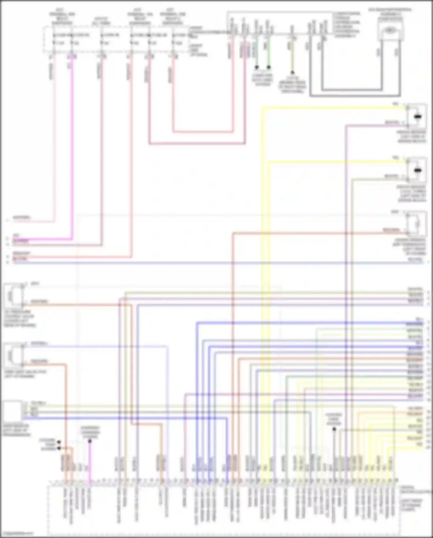 Wiring diagram gear sensor for MINI Cooper Clubman II (2015-2019) (1 of 2)
