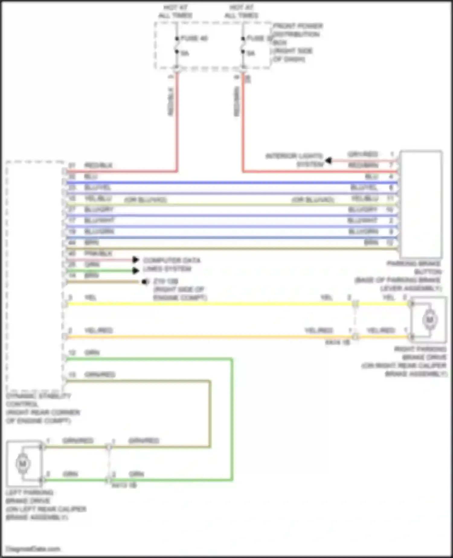 Wiring diagram red/blk for MINI Cooper Clubman II (2015-2019) (10 of 14)