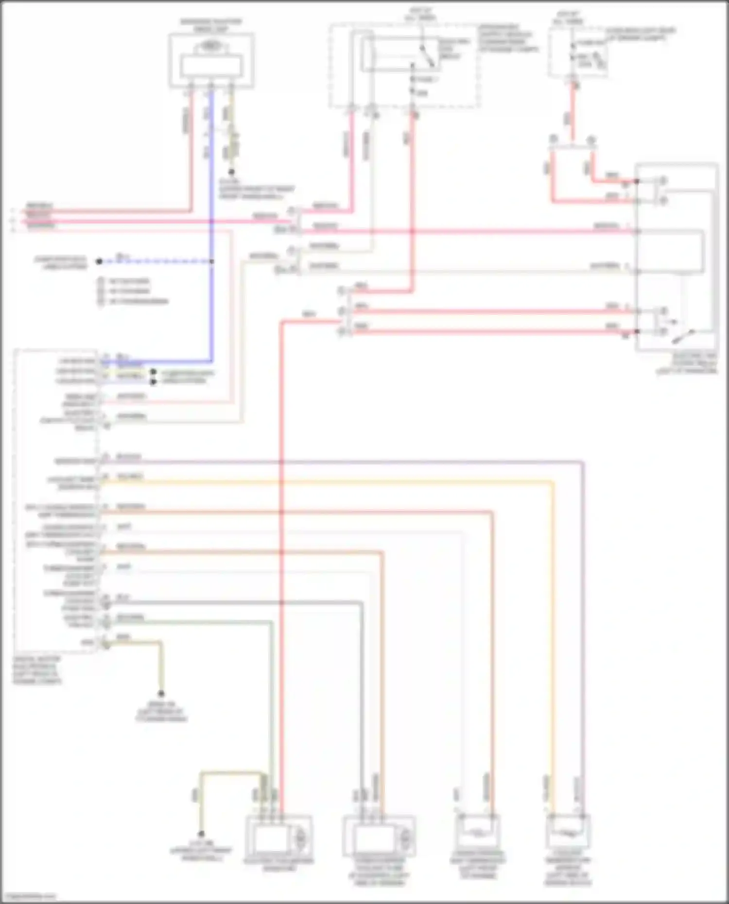 Wiring diagram red/blk for MINI Cooper Clubman II (2015-2019) (3 of 14)