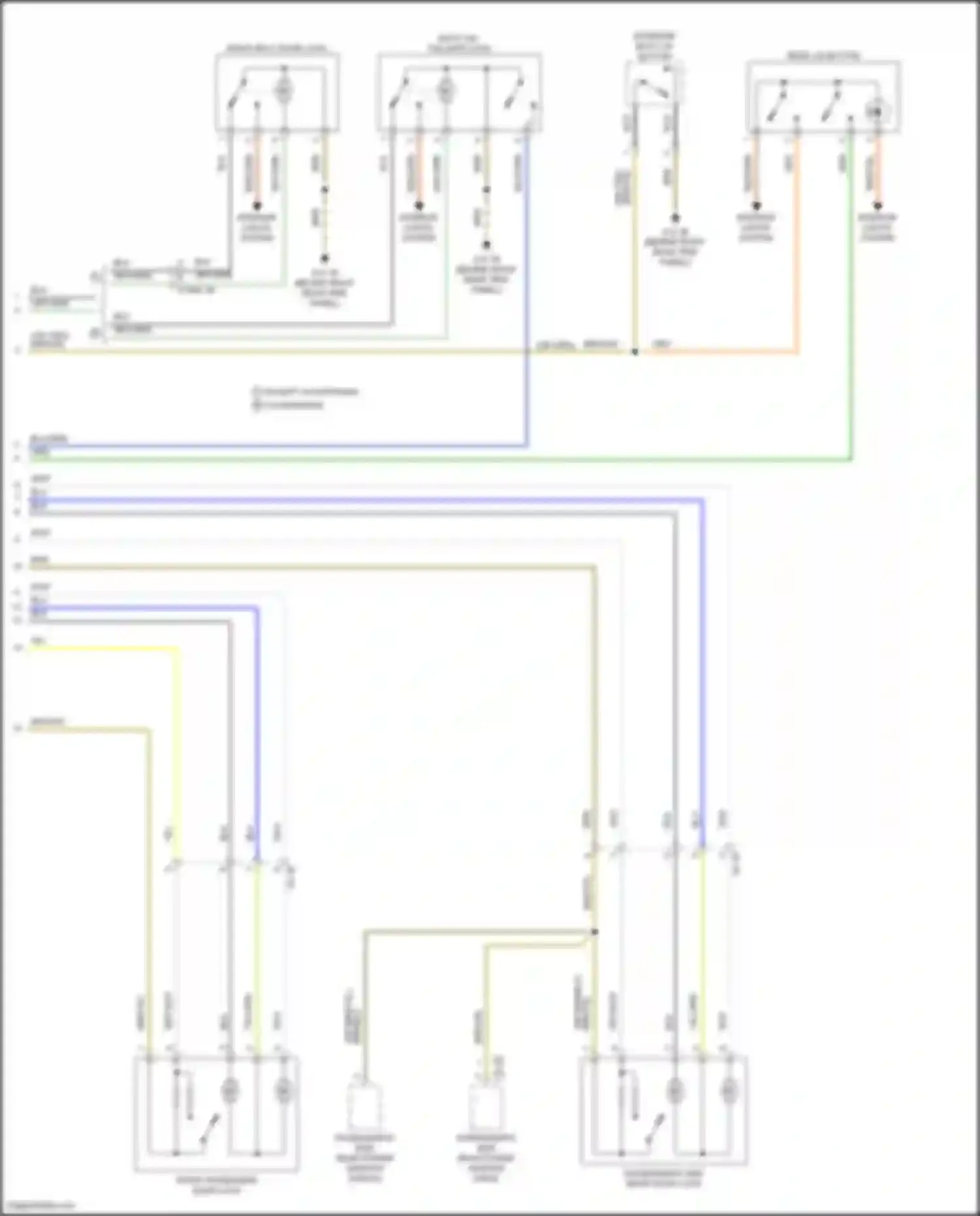 Wiring diagram red/yel for MINI Cooper Clubman II (2015-2019) (22 of 46)