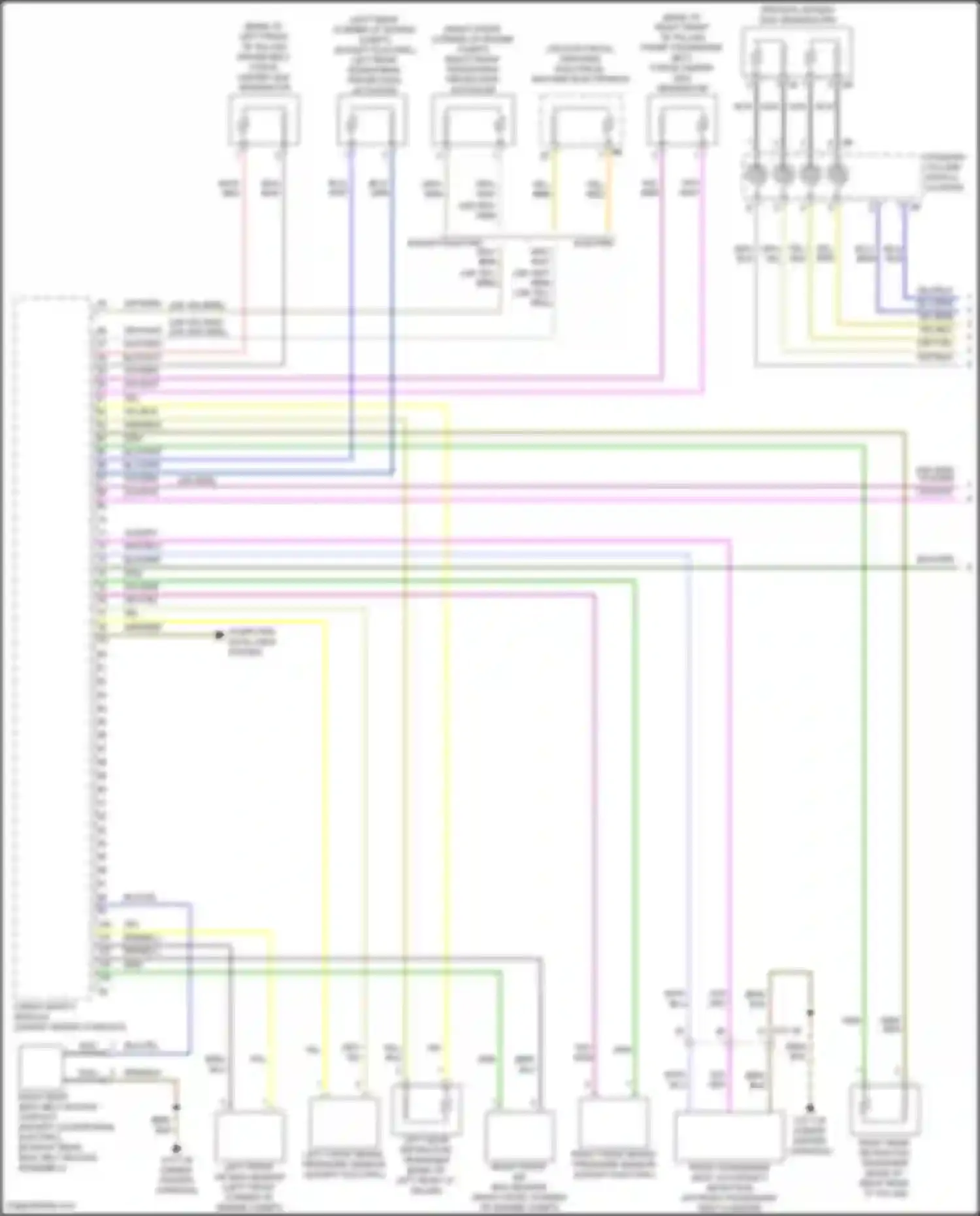 Cooper Countryman MINI II facelift (2020-2023): Supplemental restraints circuit (1 of 3)