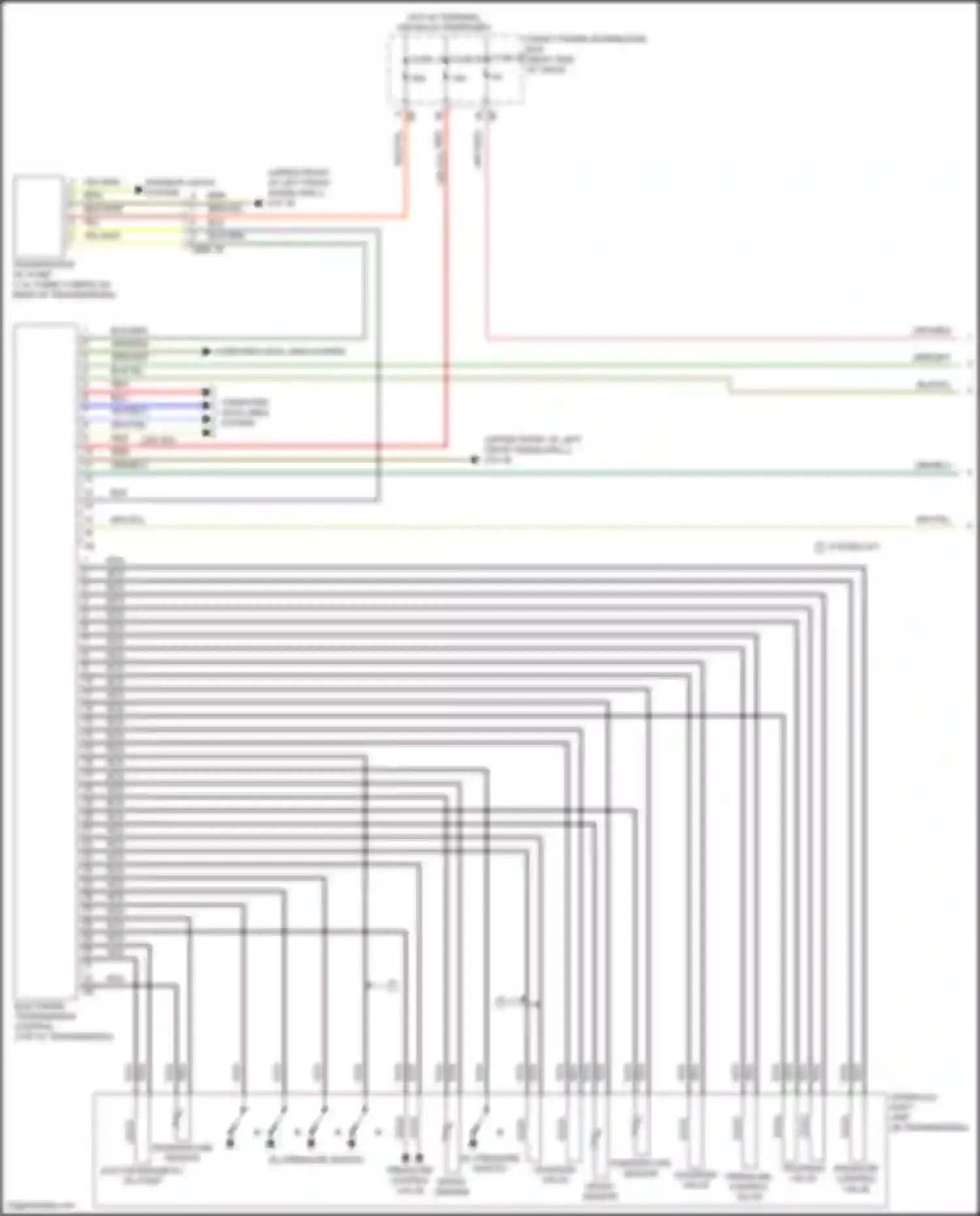 Cooper Countryman MINI II facelift (2020-2023): Transmission circuit (1 of 2)