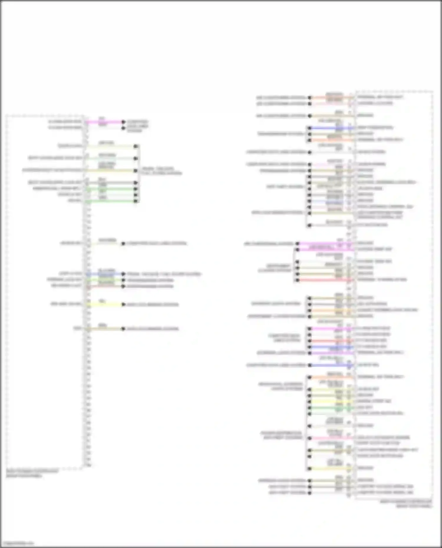 Wiring diagram drv exp sw sig for MINI Cooper Countryman II facelift (2020-2023)