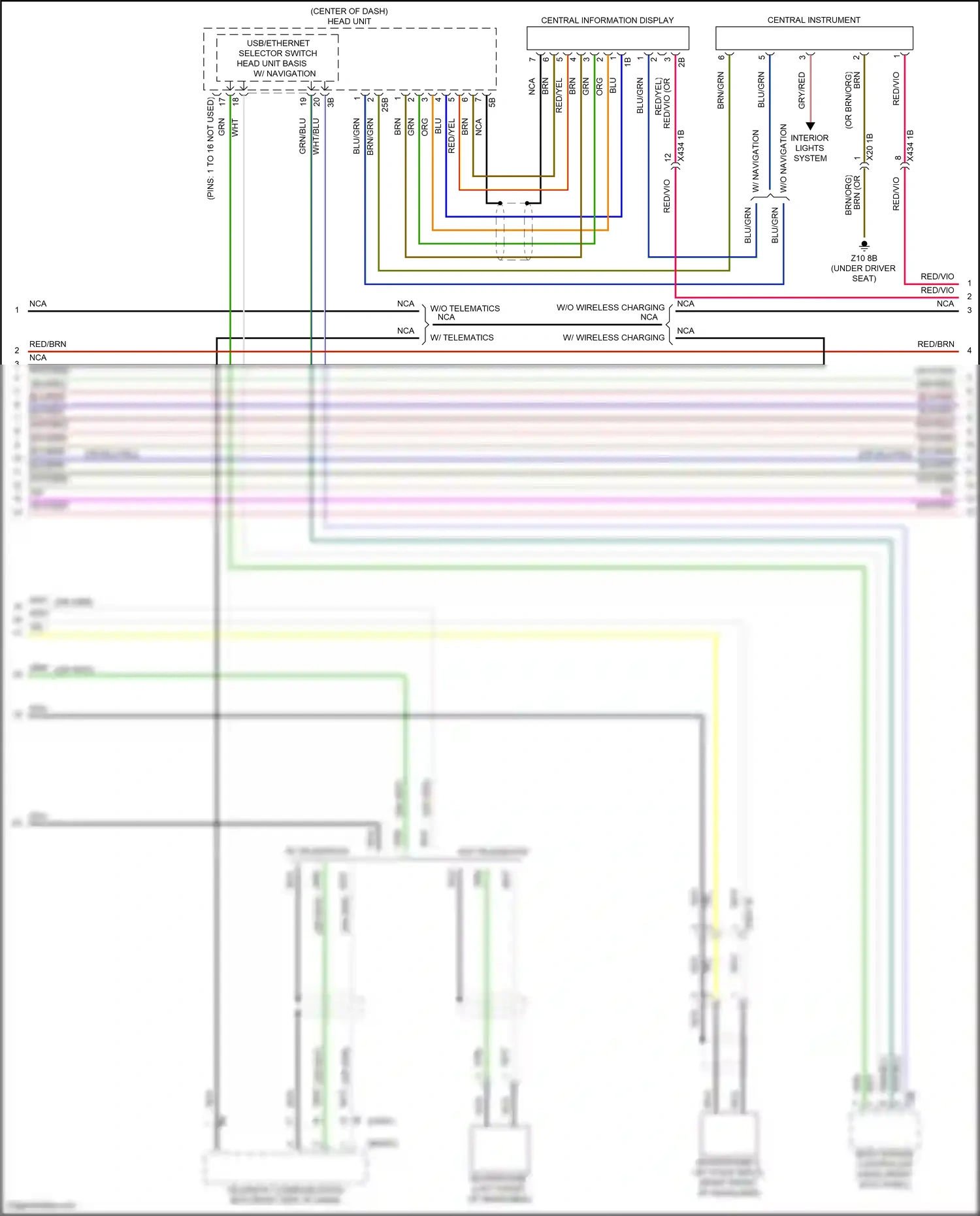 MINI Cooper Countryman II facelift (2020-2023) basic wiring diagram  (4 of 9)