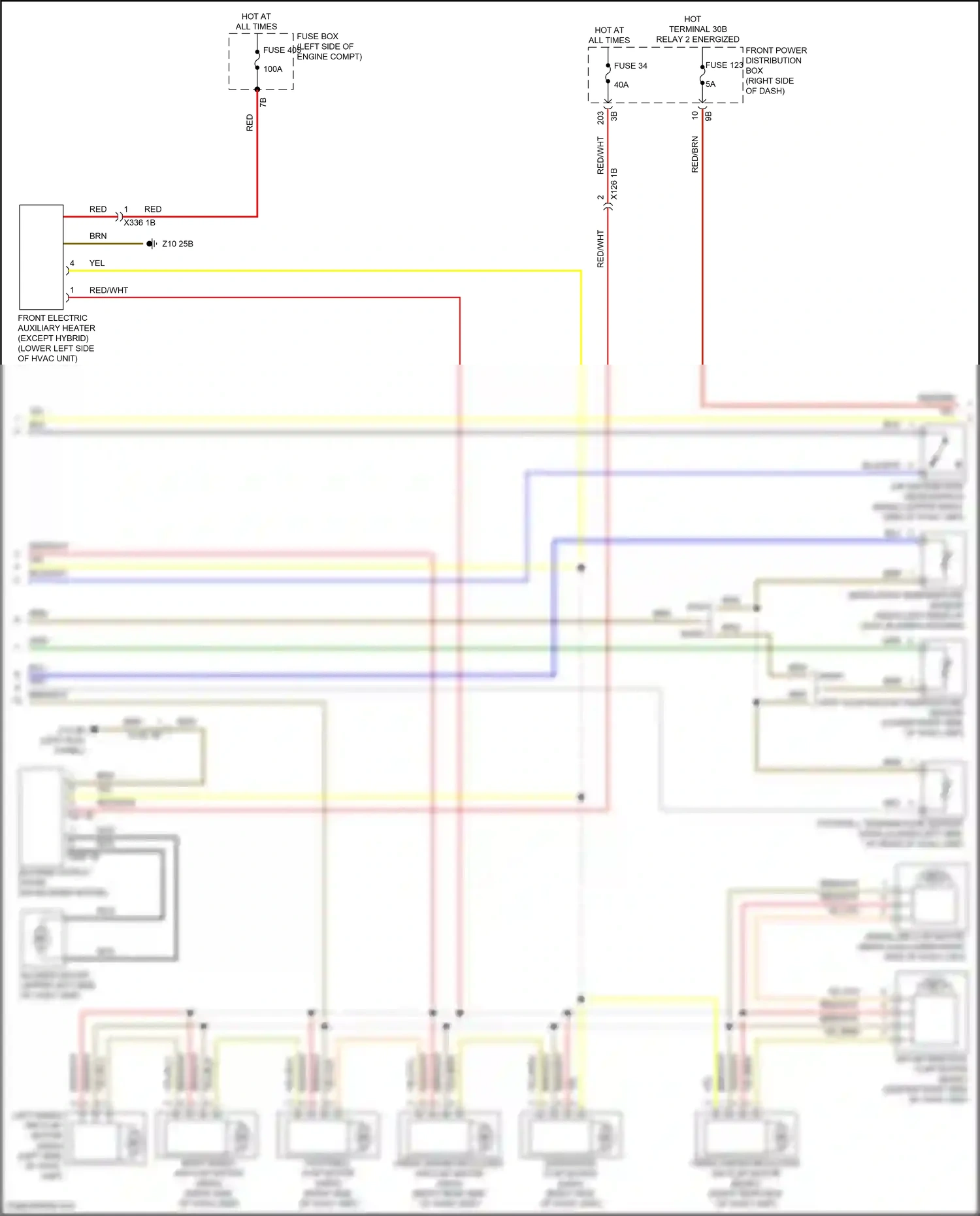 MINI Cooper Countryman II facelift (2020-2023) basic wiring diagram  (2 of 9)