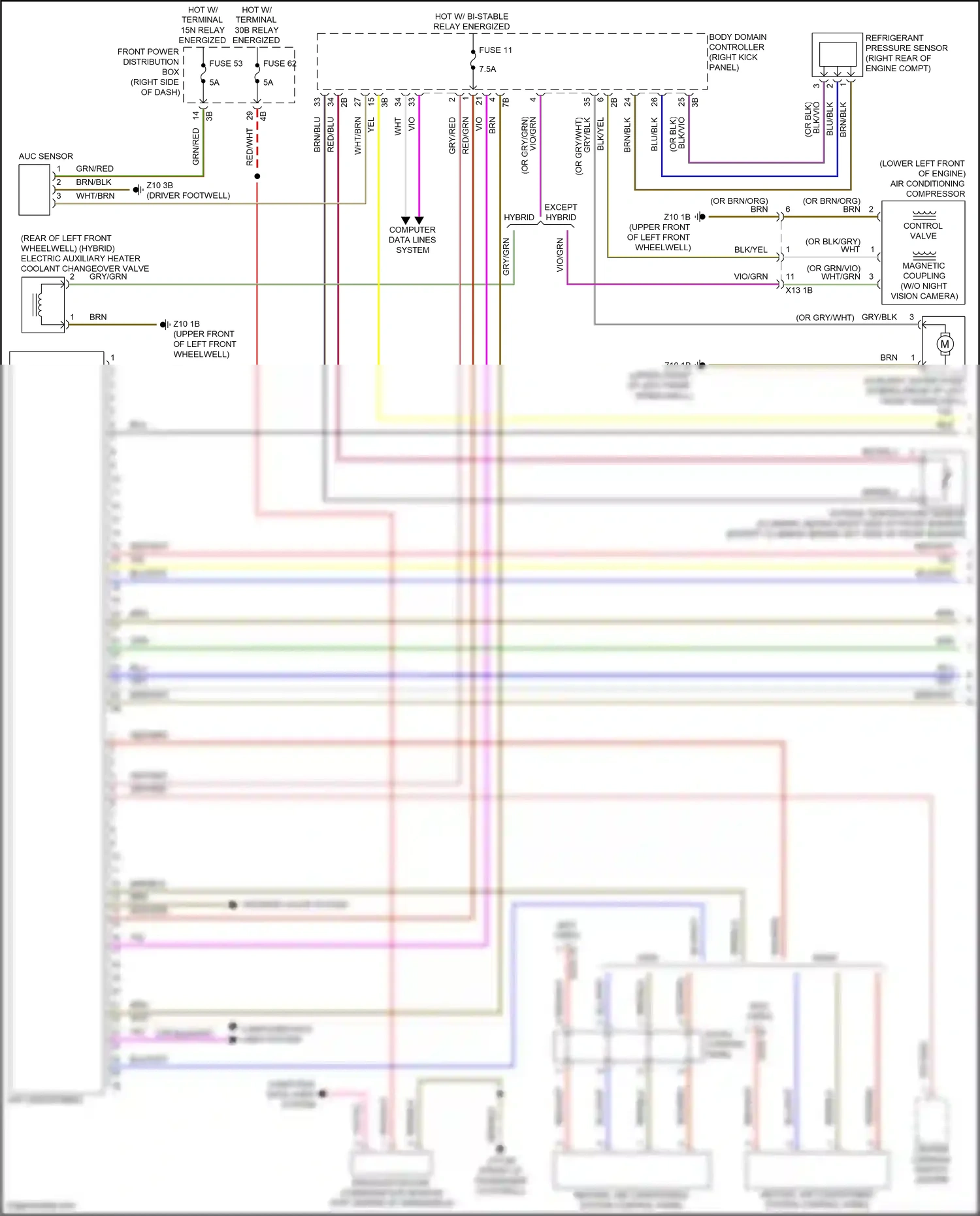 MINI Cooper Countryman II facelift (2020-2023) basic wiring diagram  (1 of 9)