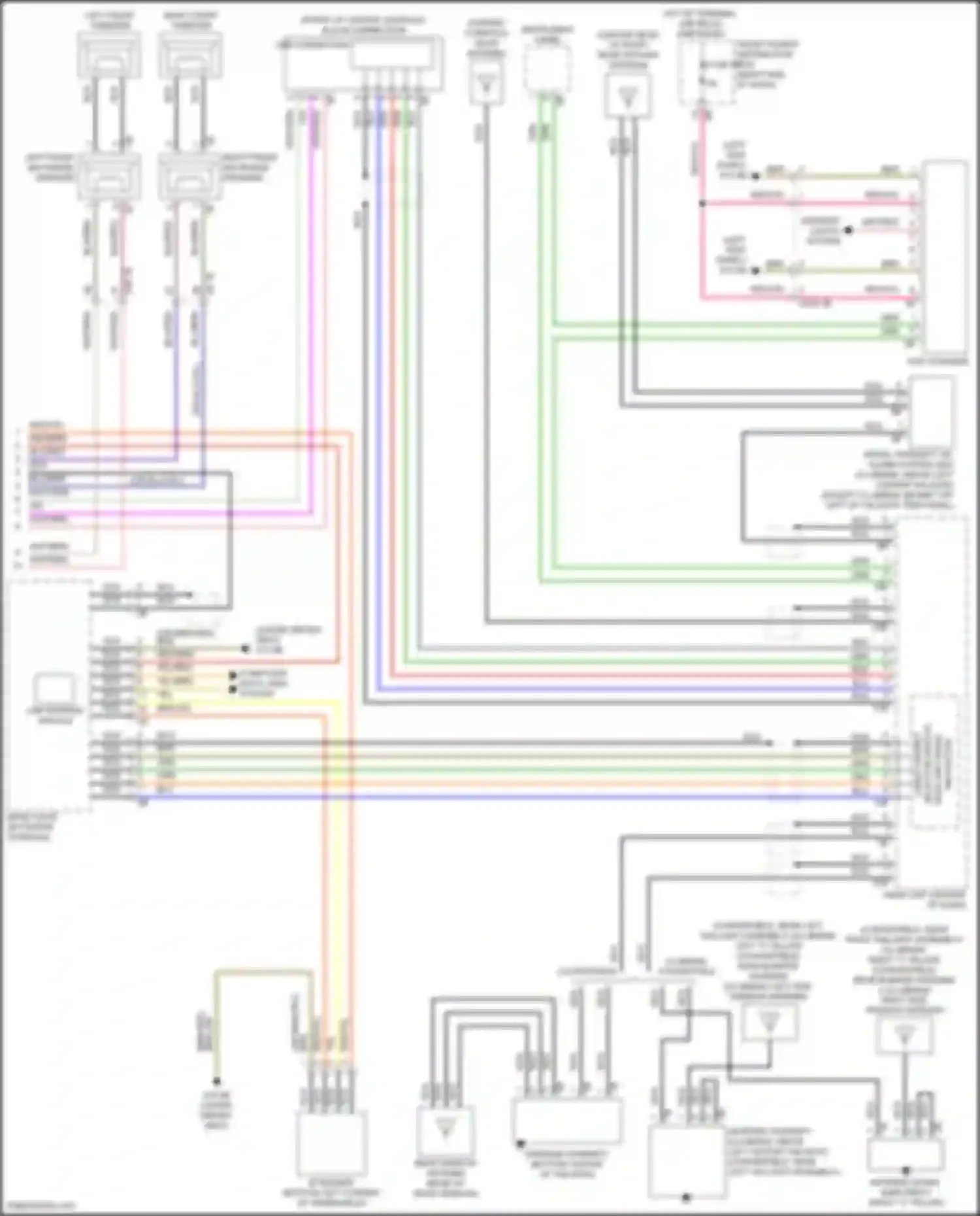 Wiring diagram blu/red for MINI Cooper Countryman II facelift (2020-2023) (6 of 33)