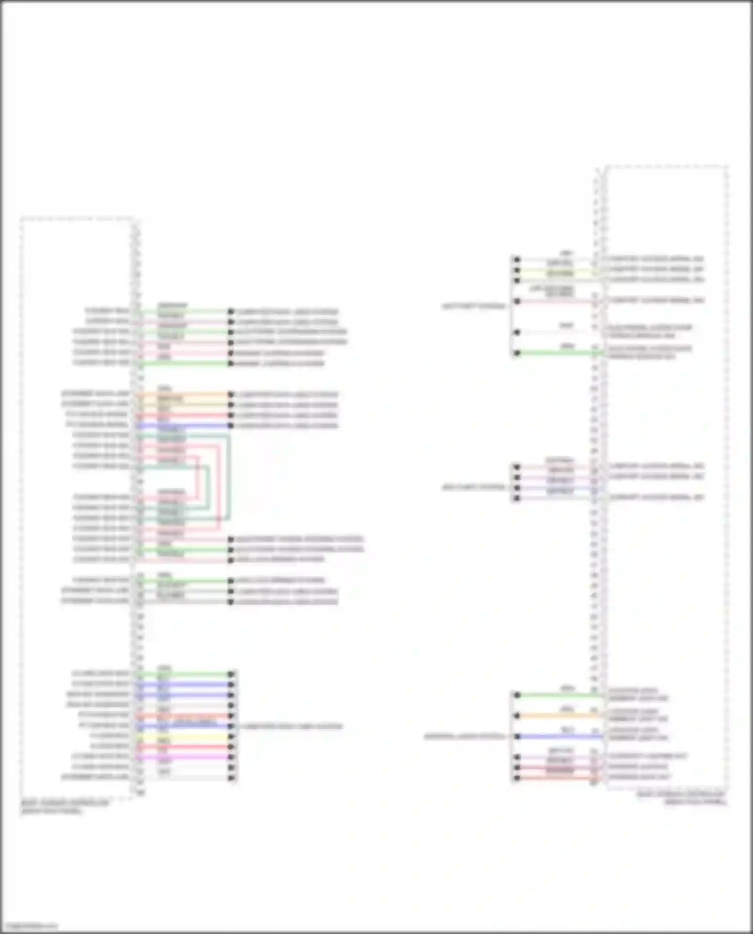 Wiring diagram pt-can bus signal for MINI Cooper Countryman II facelift (2020-2023)