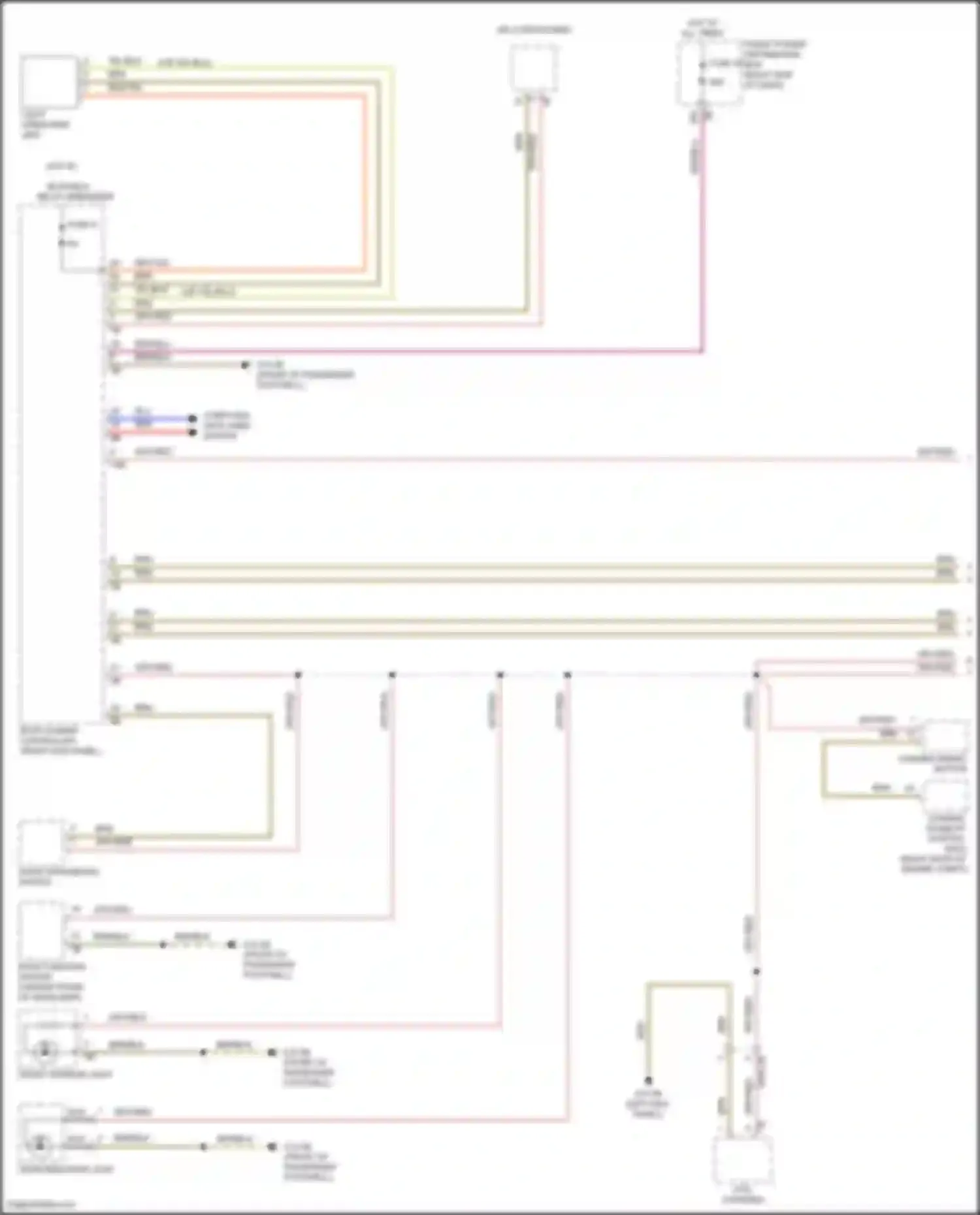Wiring diagram drive experience switch for MINI Cooper Countryman II facelift (2020-2023) (2 of 2)