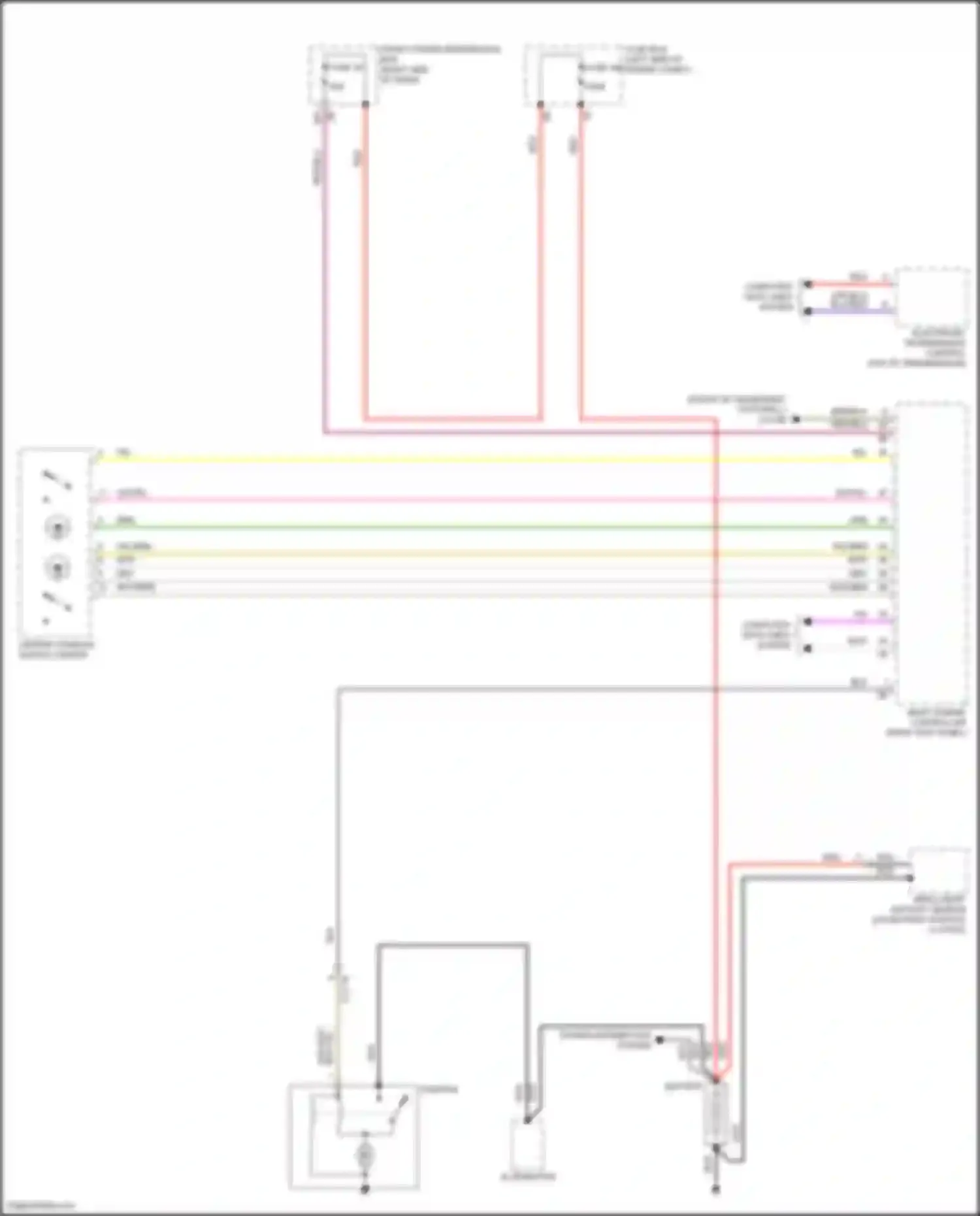 Wiring diagram intelligent battery sensor for MINI Cooper Countryman II facelift (2020-2023)