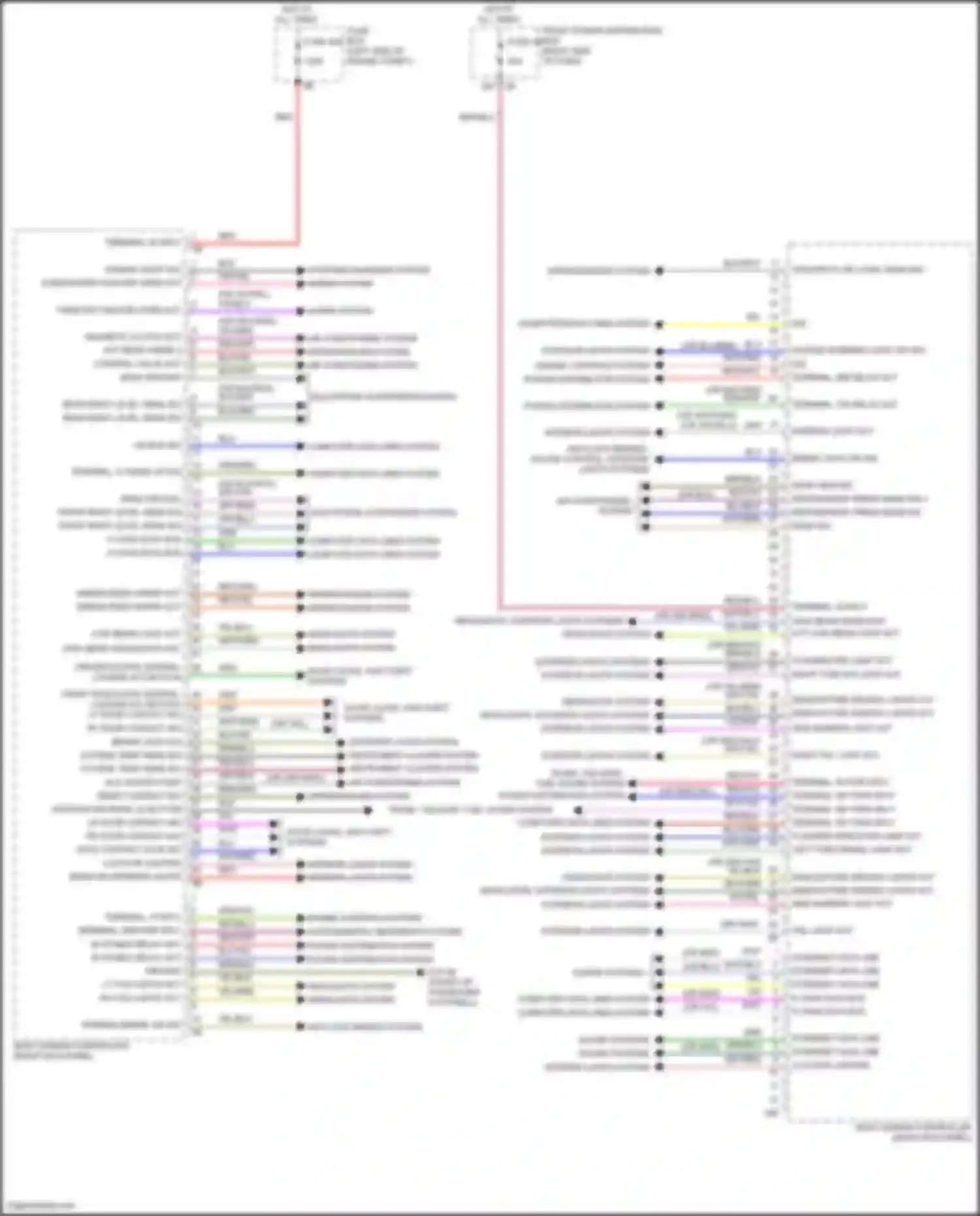 Wiring diagram front right level sens sig for MINI Cooper Countryman II facelift (2020-2023)
