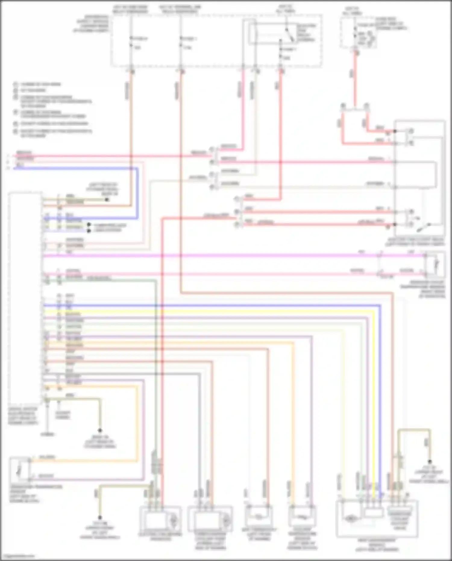 Wiring diagram blk/grn for MINI Cooper Countryman II facelift (2020-2023)