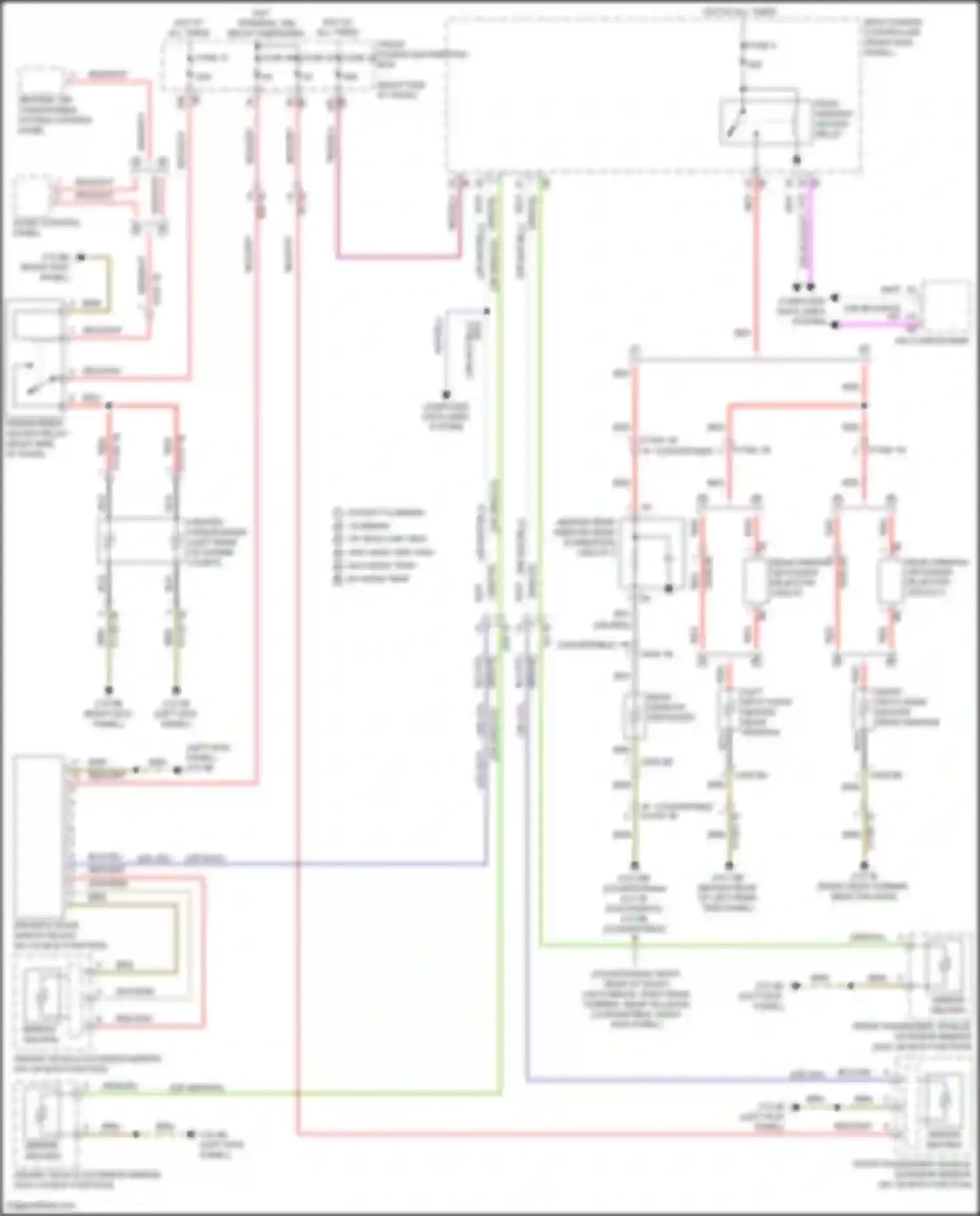 Wiring diagram fuse 4 for MINI Cooper Countryman II facelift (2020-2023)
