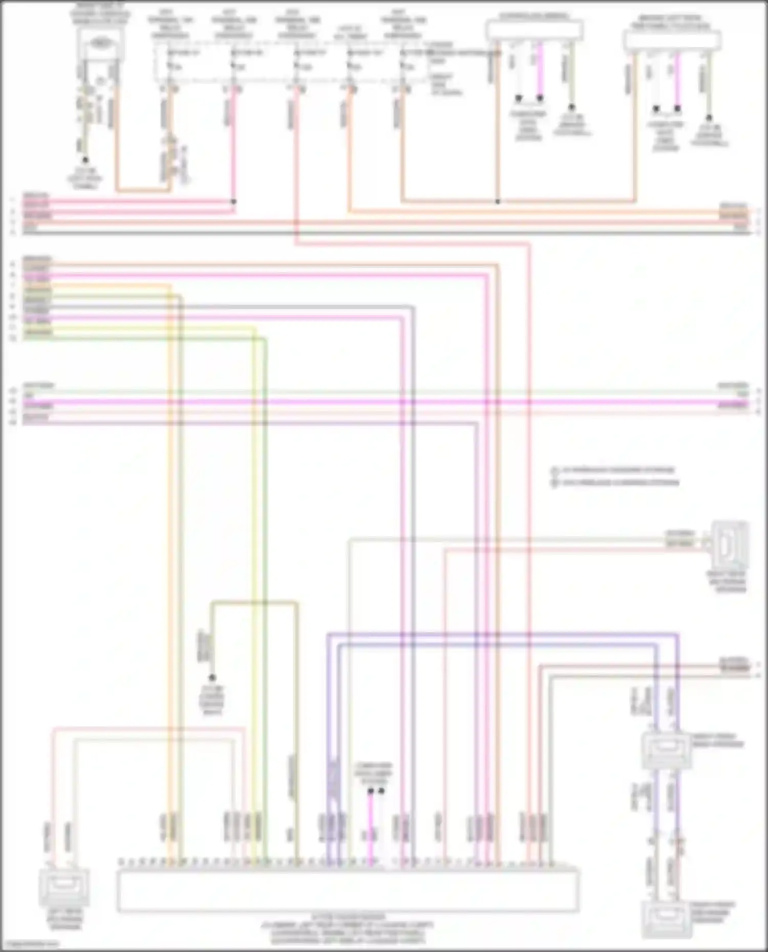 Wiring diagram active sound design for MINI Cooper Countryman II facelift (2020-2023)