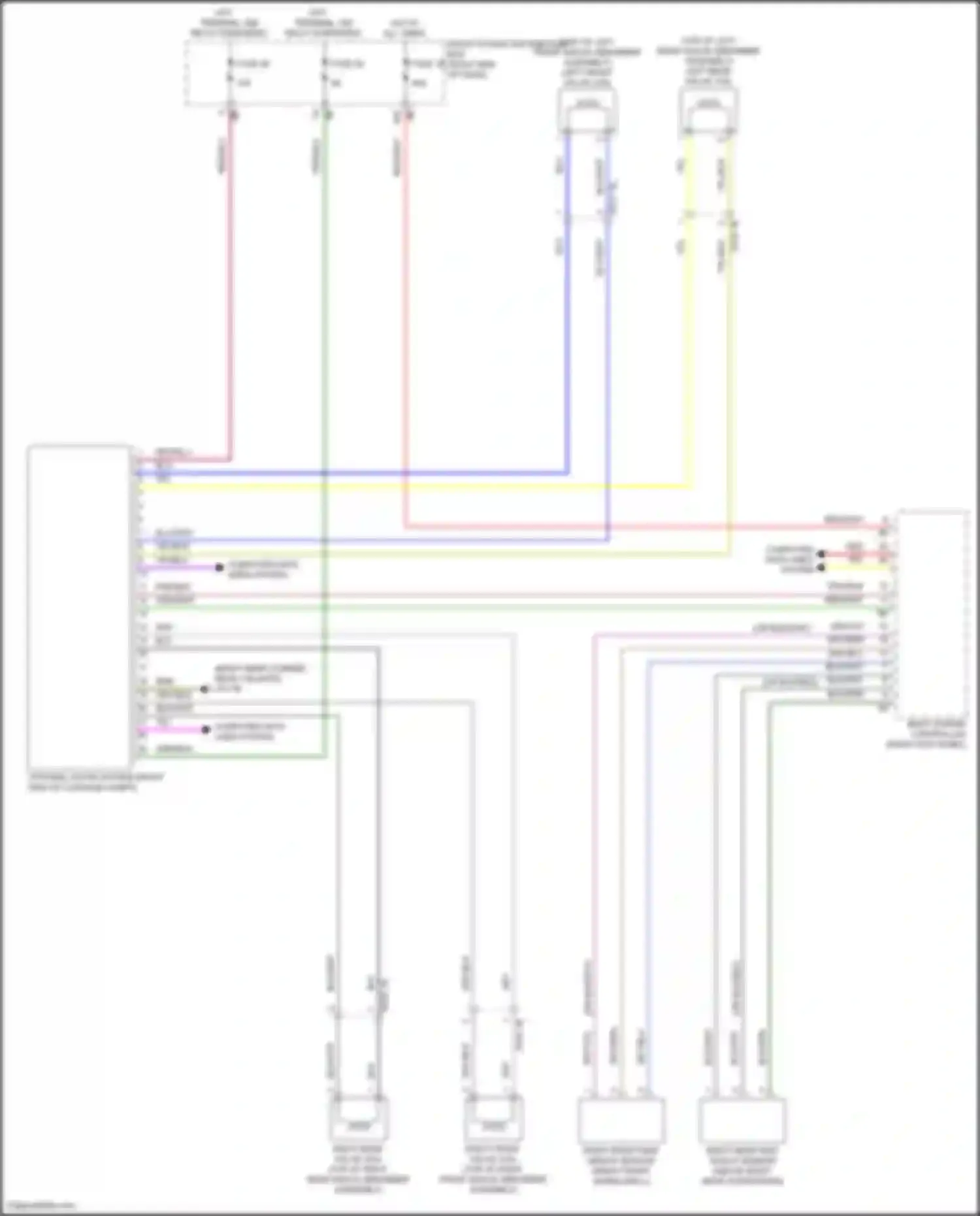 Wiring diagram blk/grn for MINI Cooper Countryman II facelift (2020-2023)