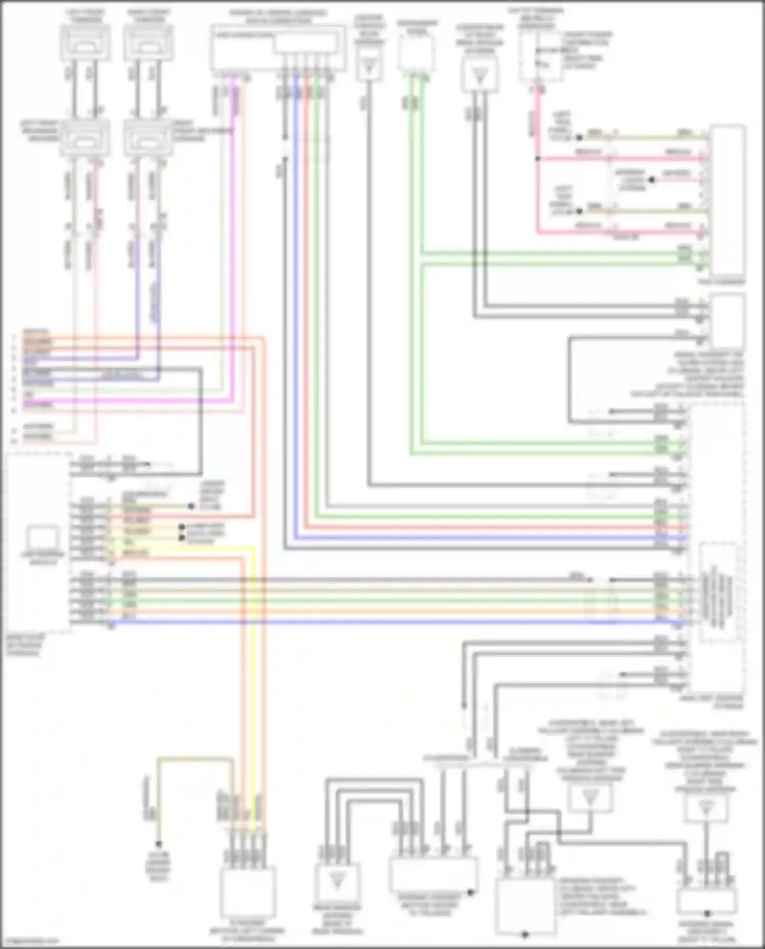 Wiring diagram red/vio for MINI Cooper Countryman II facelift (2020-2023) (12 of 37)