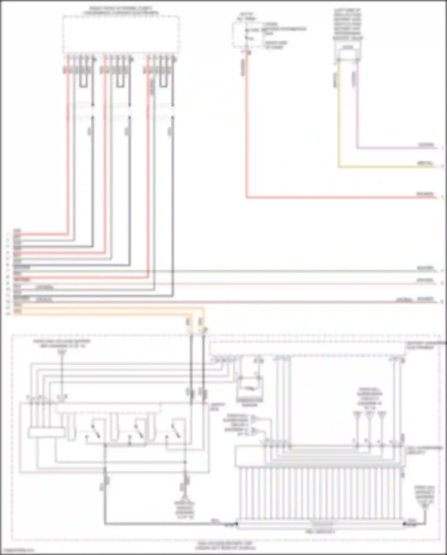 Wiring diagram temperature sensor for MINI Cooper Countryman II facelift (2020-2023)