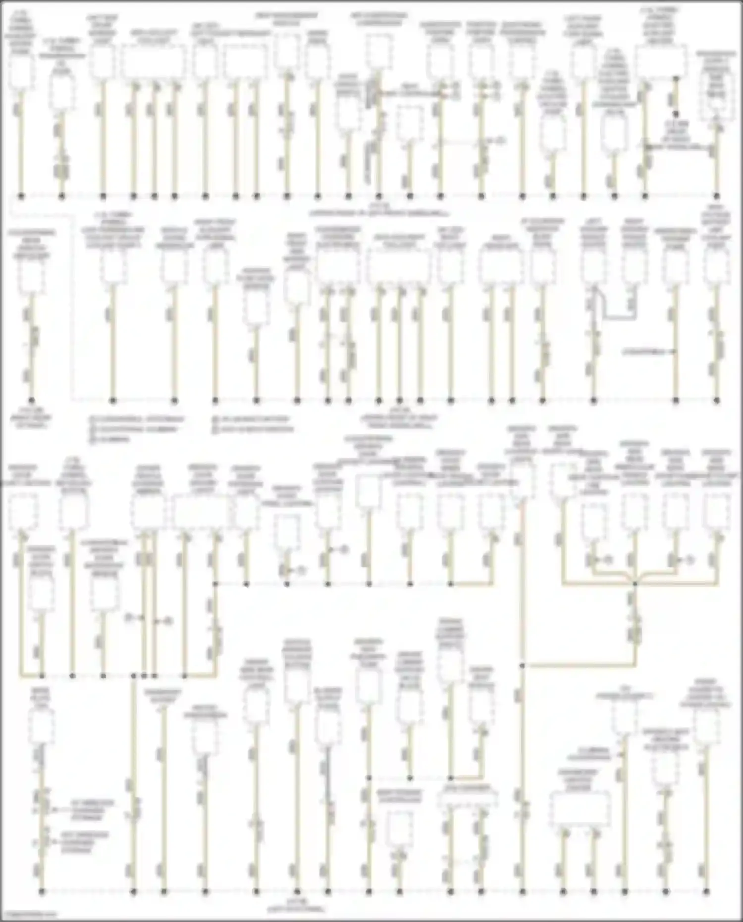 Wiring diagram left front auxiliary turn signal lamp for MINI Cooper Countryman II facelift (2020-2023)