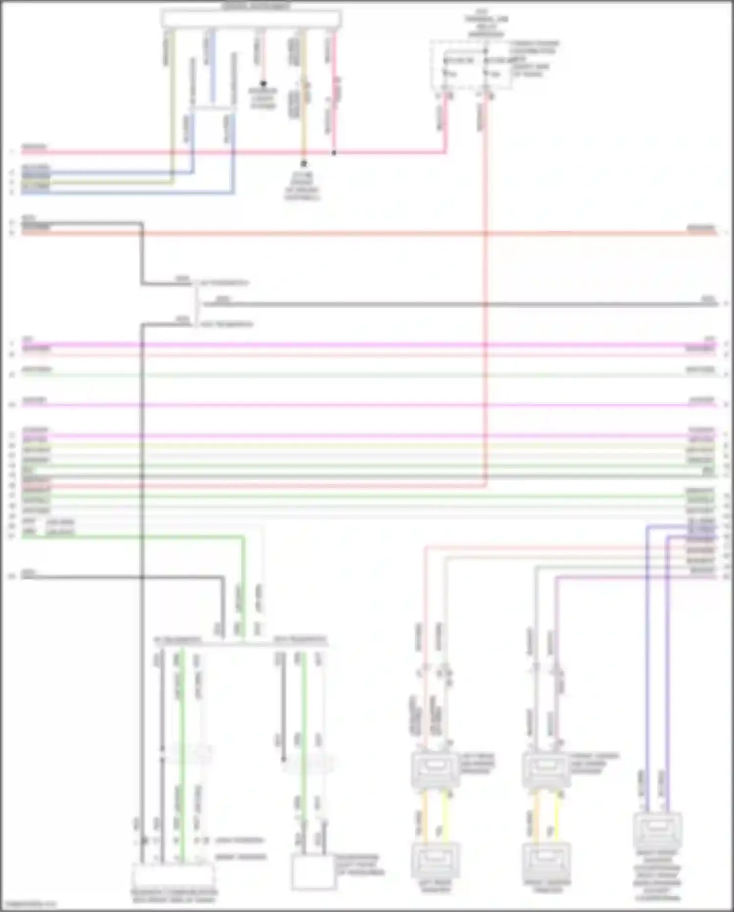 Wiring diagram blu/red for MINI Cooper Countryman II (2016-2020) (7 of 36)
