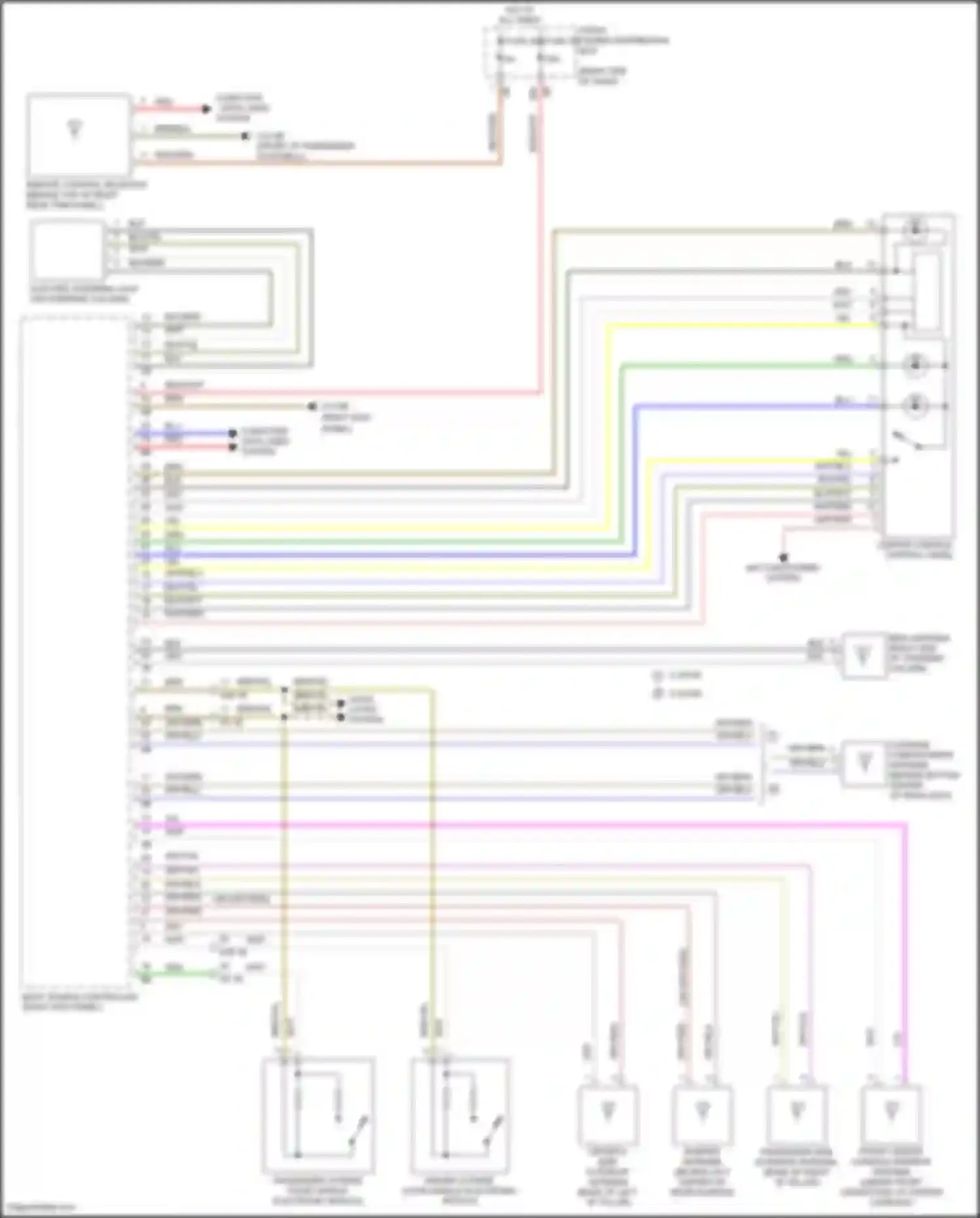 Wiring diagram computer data lines for MINI Cooper Countryman II (2016-2020) (1 of 1)