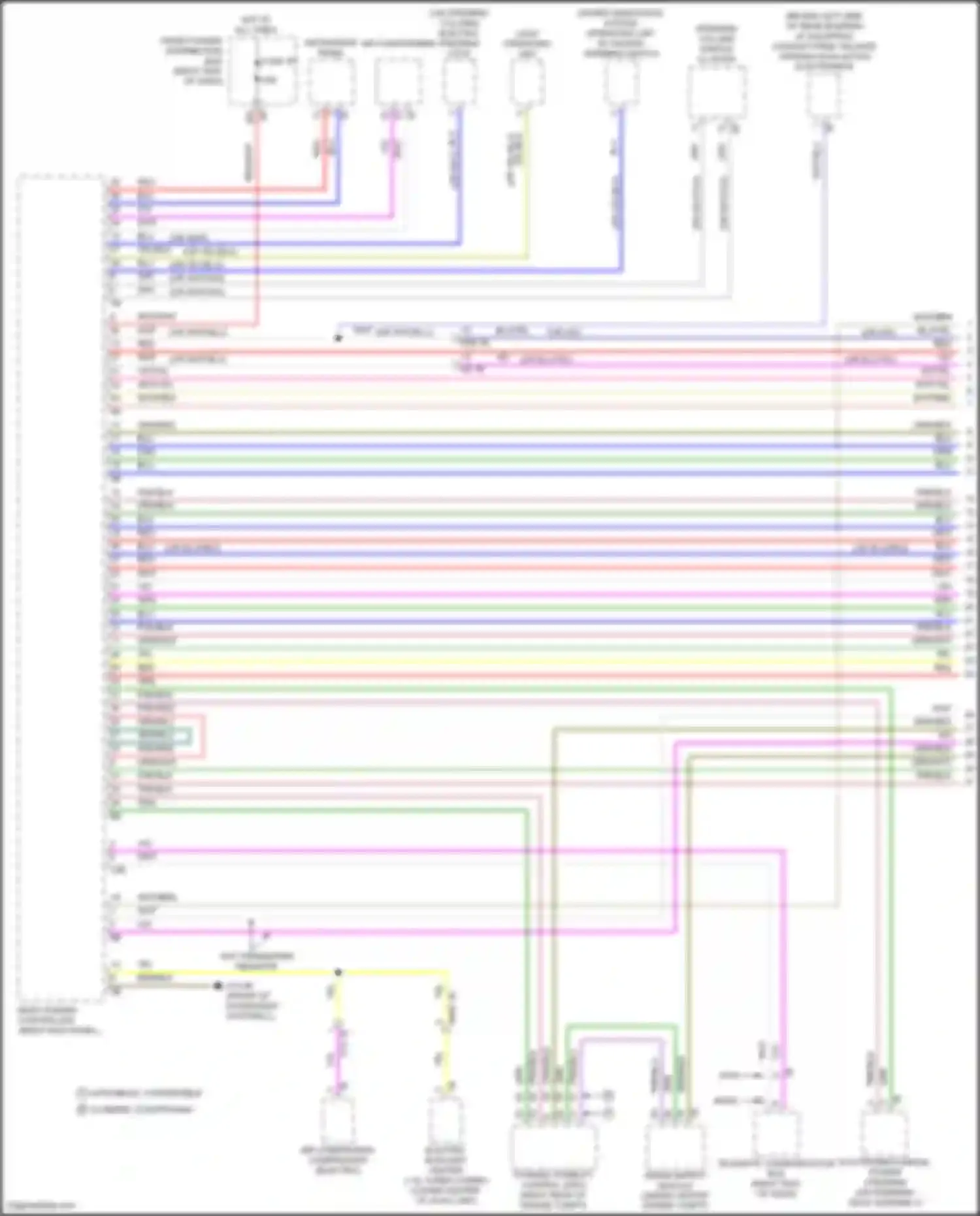 Wiring diagram hatchback, convertible clubman, countryman for MINI Cooper Countryman II (2016-2020) (1 of 1)