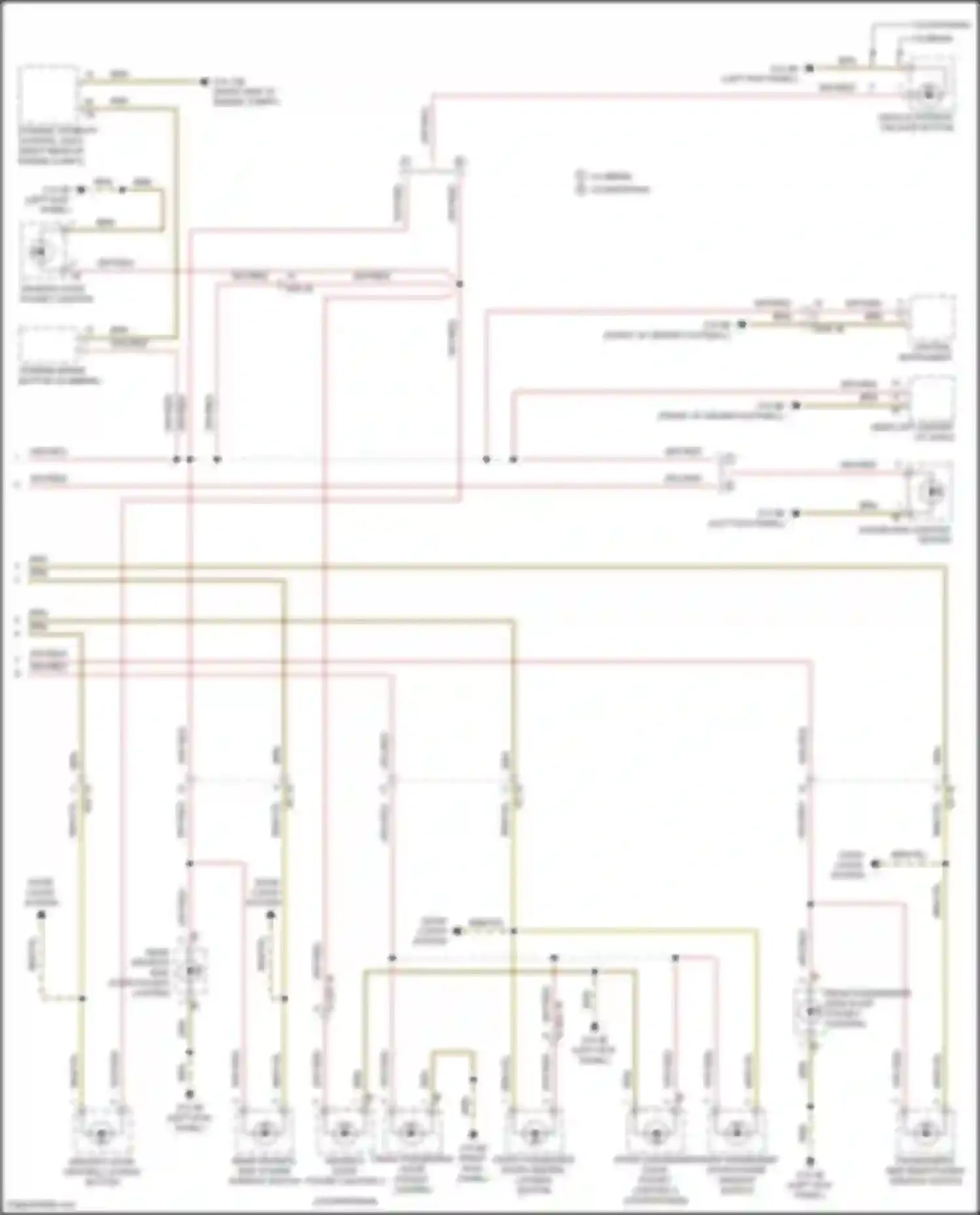 Wiring diagram vehicle interior tailgate button for MINI Cooper Countryman II (2016-2020) (2 of 4)
