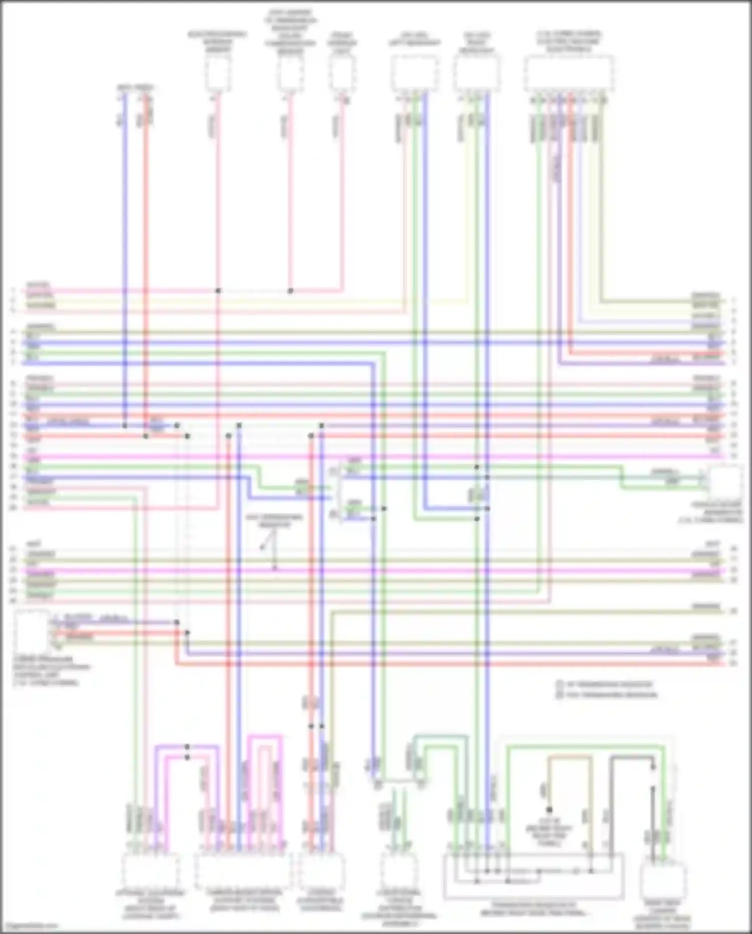 Wiring diagram w/o terminating resistor for MINI Cooper Countryman II (2016-2020) (3 of 3)