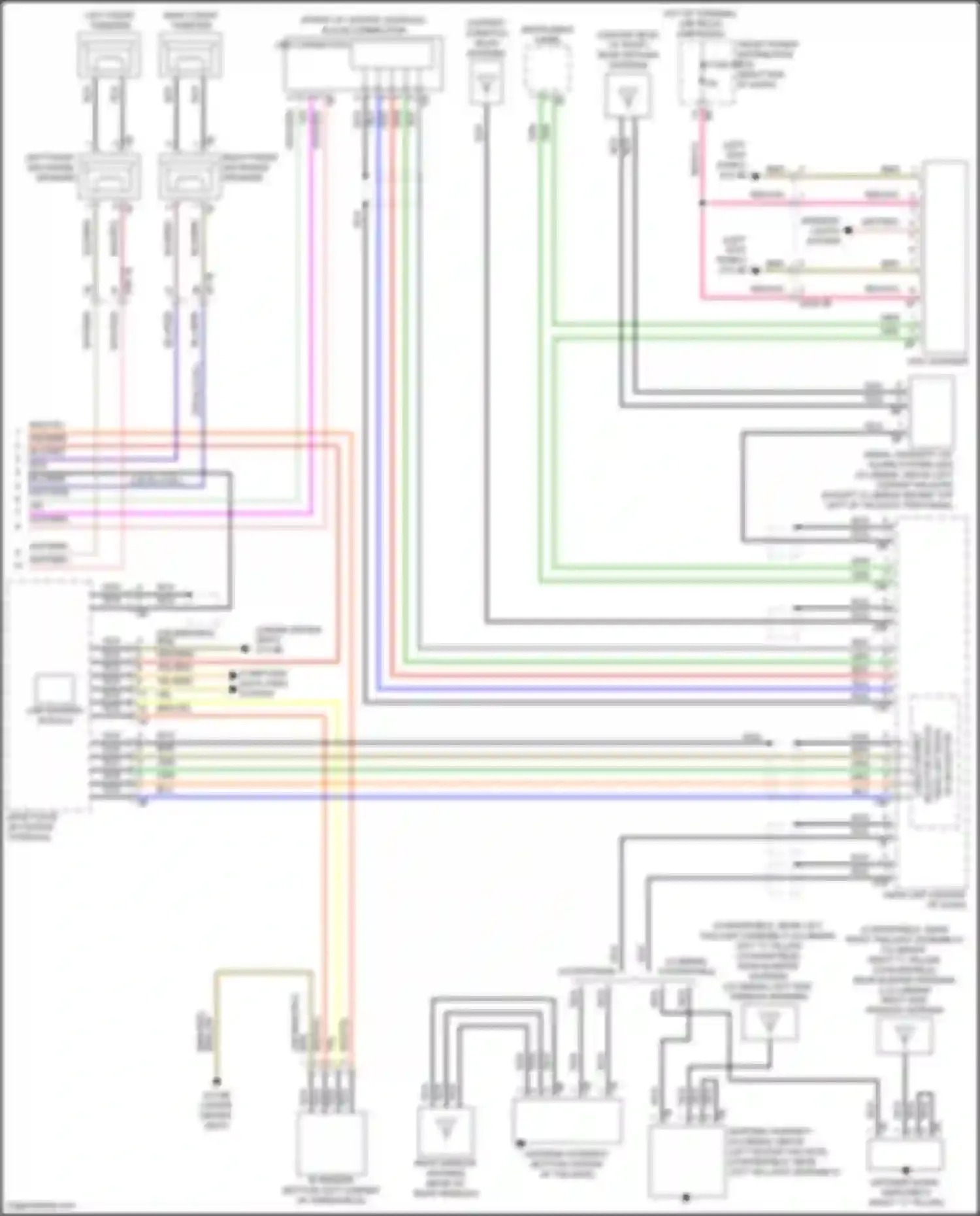 Wiring diagram antenna diversity for MINI Cooper Countryman III (2023-2024) (2 of 12)