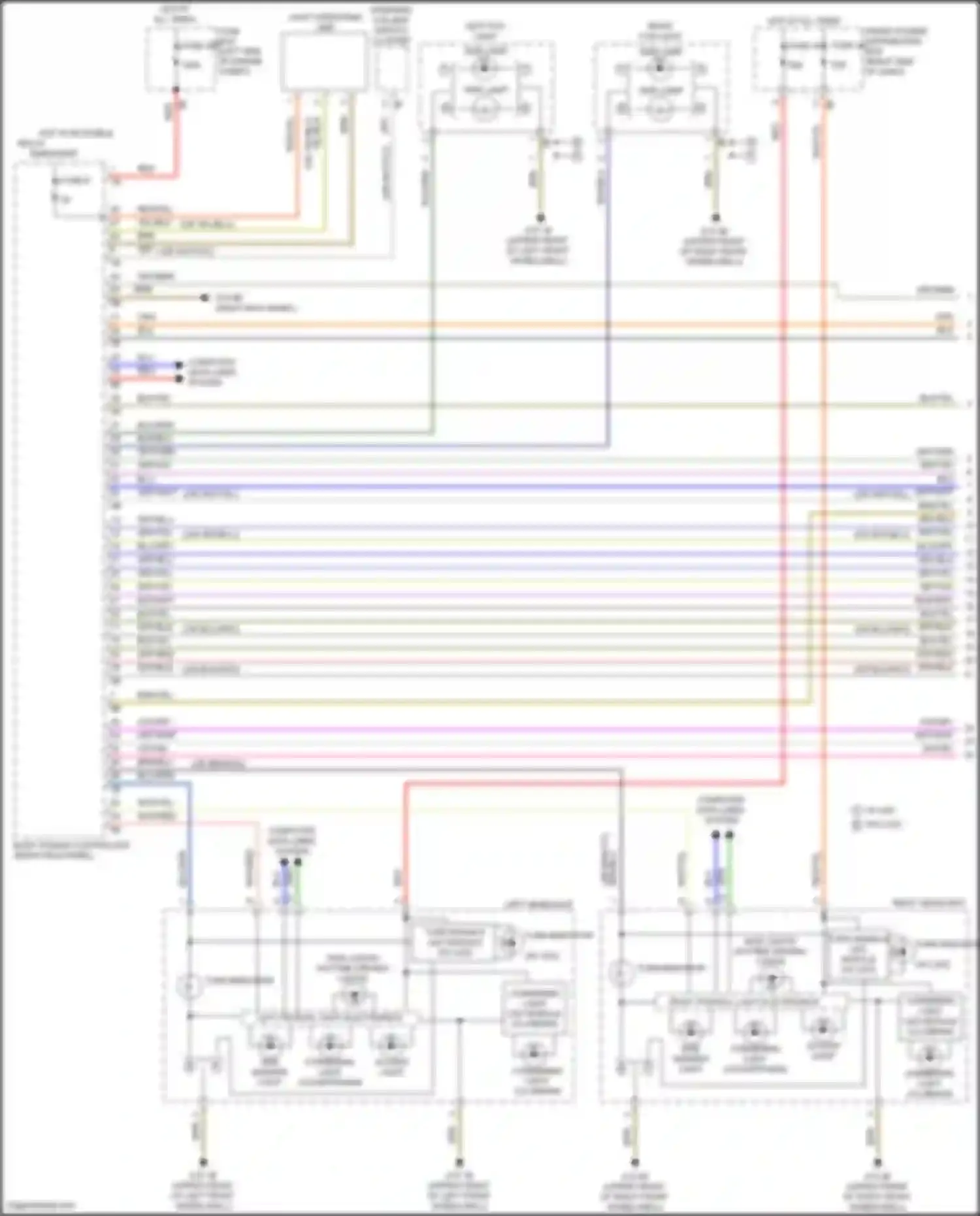Wiring diagram fuse 44 for MINI Cooper Countryman III (2023-2024) (1 of 3)