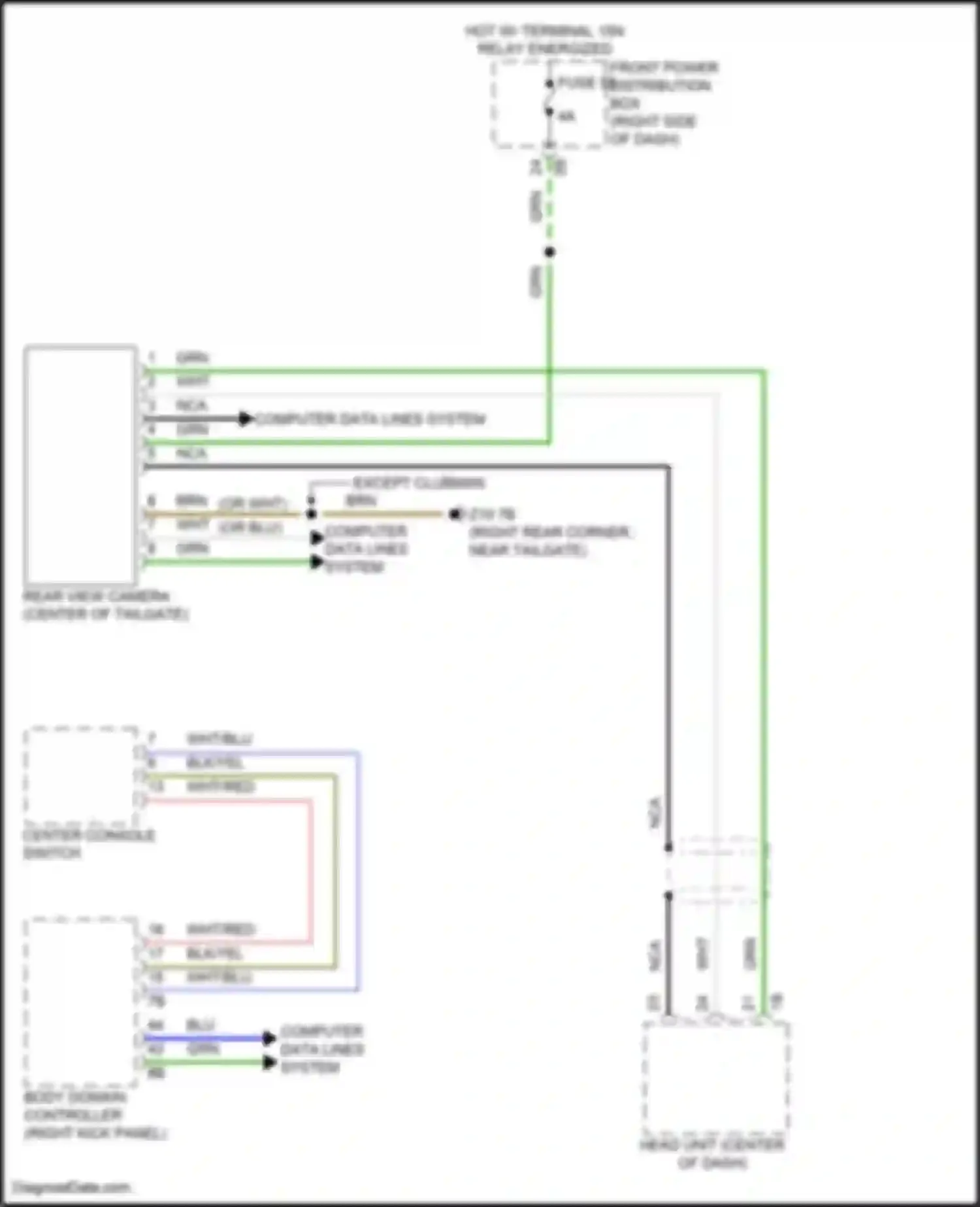 Wiring diagram grn for MINI Cooper Countryman III (2023-2024) (10 of 86)