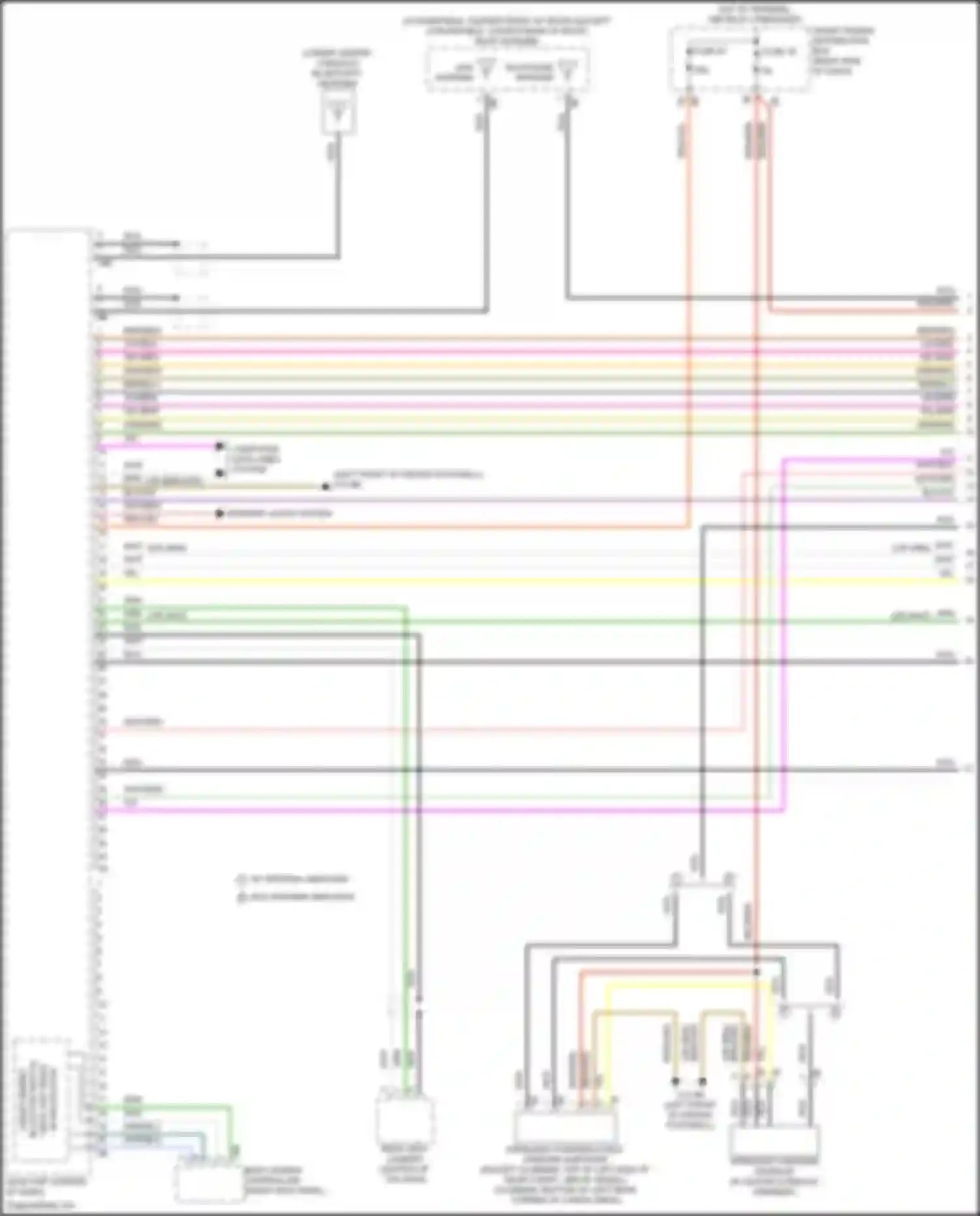 Wiring diagram head unit basis for MINI Cooper Countryman III (2023-2024) (1 of 12)