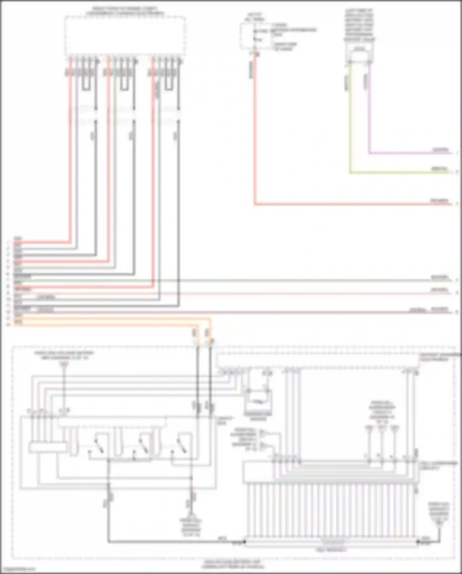 Wiring diagram high voltage battery unit refrigerant shutoff valve for MINI Cooper Countryman III (2023-2024) (3 of 3)