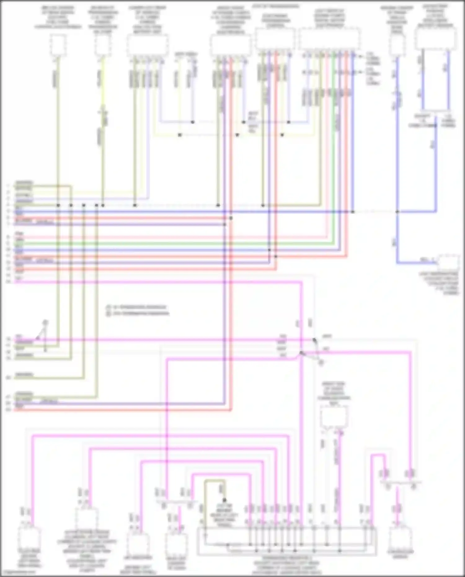 Wiring diagram terminating resistor 2 for MINI Cooper Countryman III (2023-2024) (2 of 2)