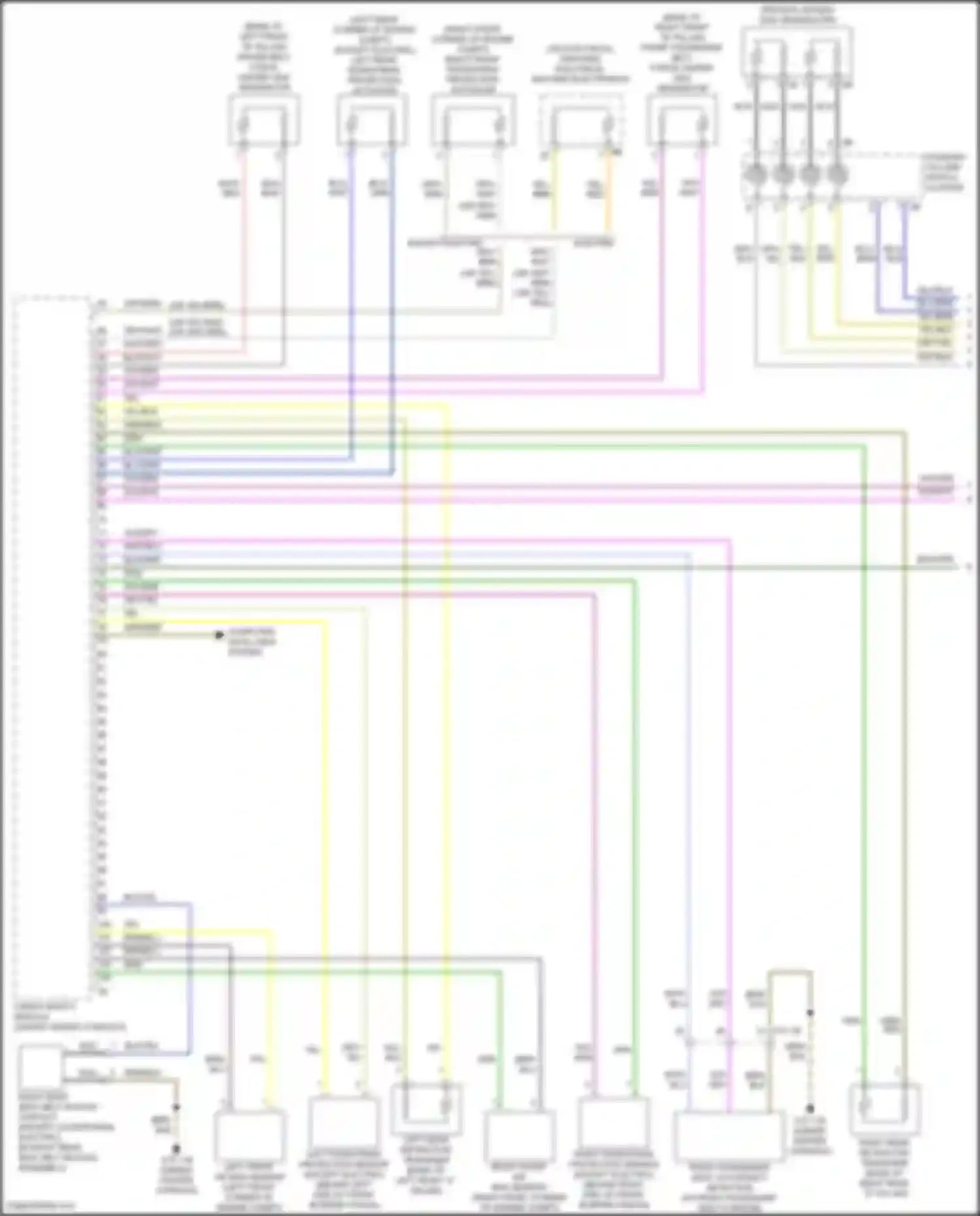 Cooper S Clubman MINI II facelift (2019-2024): Supplemental restraints circuit (1 of 3)
