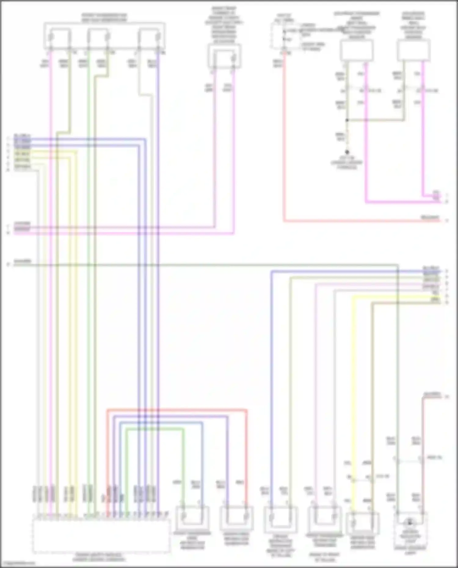 Cooper S Clubman MINI II facelift (2019-2024): Supplemental restraints circuit (2 of 3)