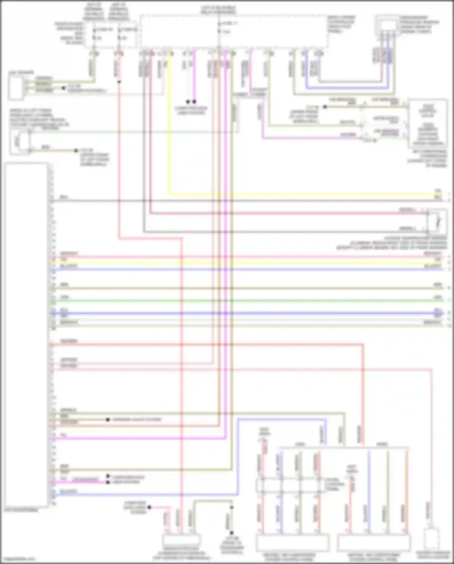 Wiring diagram air conditioning compressor for MINI Cooper S Clubman II facelift (2019-2024) (1 of 2)