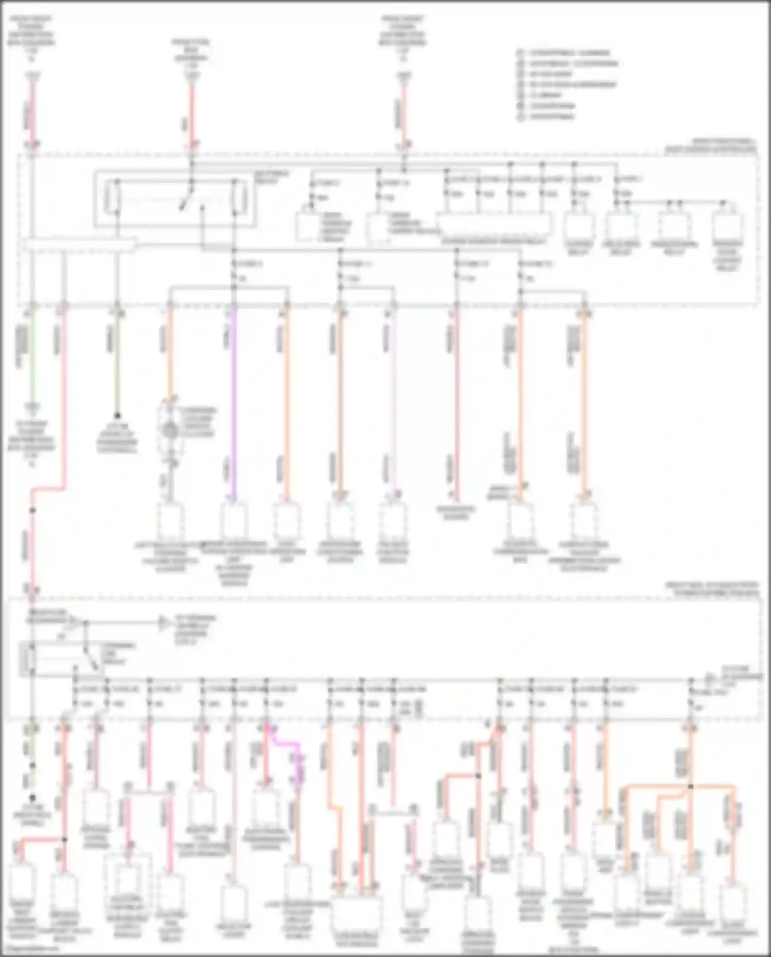 Wiring diagram boot lid/ tailgate lock for MINI Cooper S Clubman II facelift (2019-2024) (2 of 2)