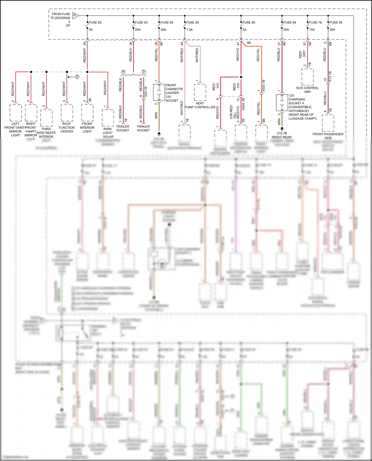MINI Cooper S Clubman II facelift (2019-2024) camera based driver support systems wiring diagram  (4 of 4)