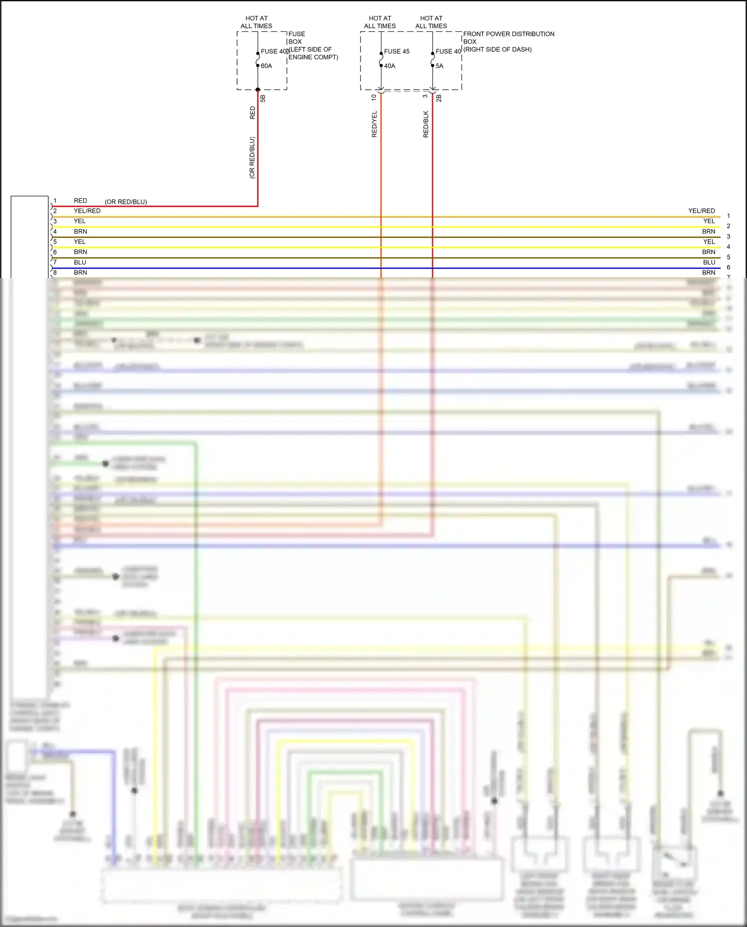MINI Cooper S Clubman II facelift (2019-2024) computer data lines system wiring diagram  (42 of 76)