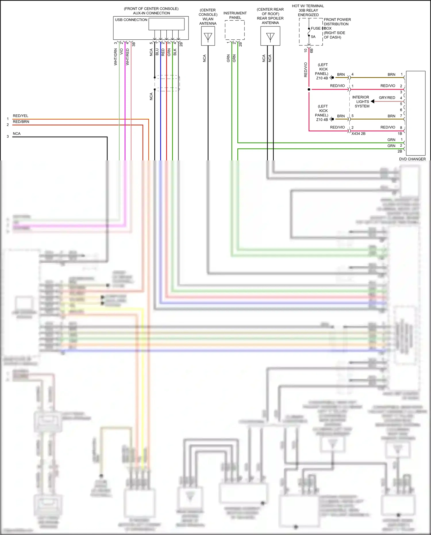 MINI Cooper S Clubman II facelift (2019-2024) computer data lines system wiring diagram  (5 of 76)