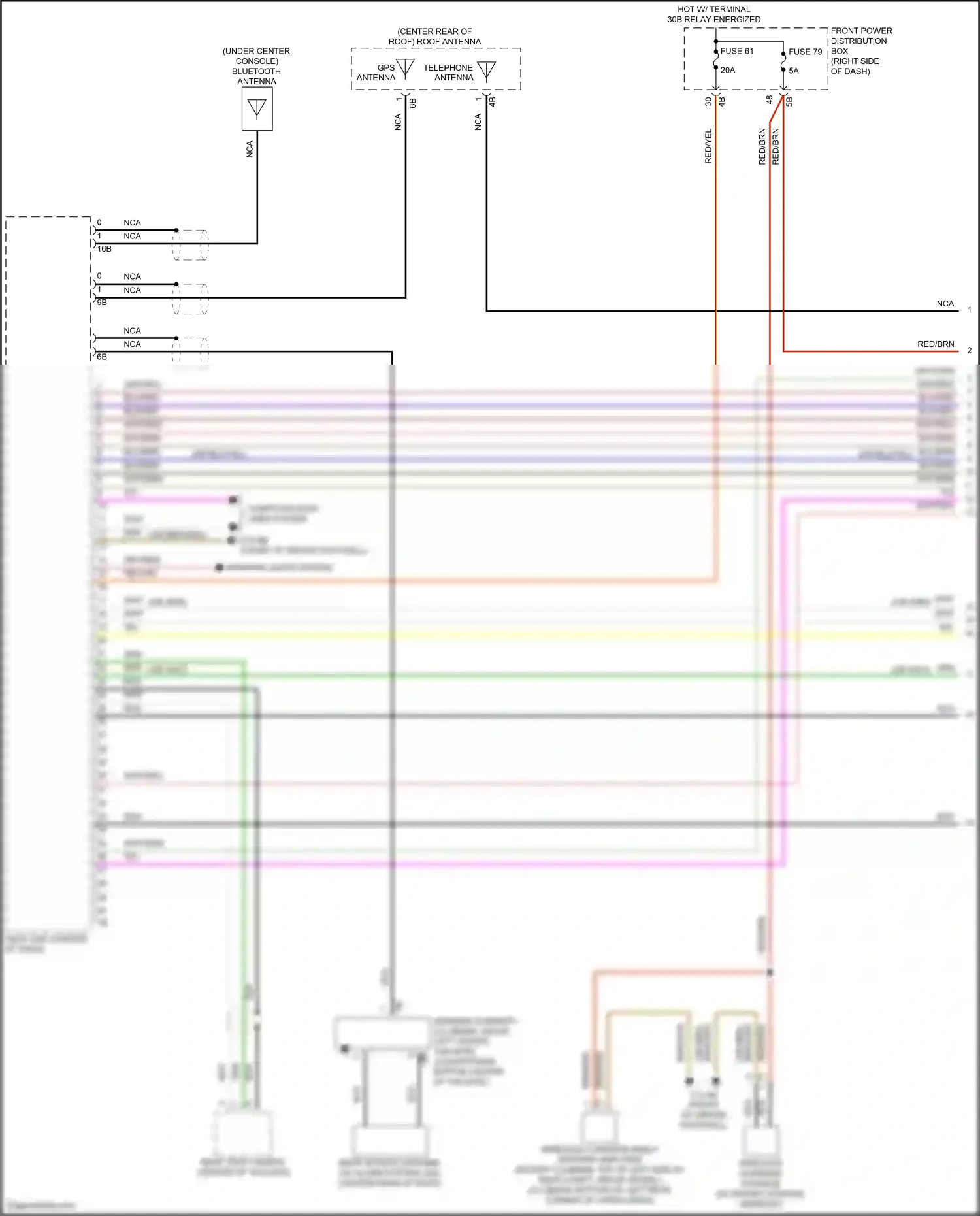 MINI Cooper S Clubman II facelift (2019-2024) computer data lines system wiring diagram  (6 of 76)