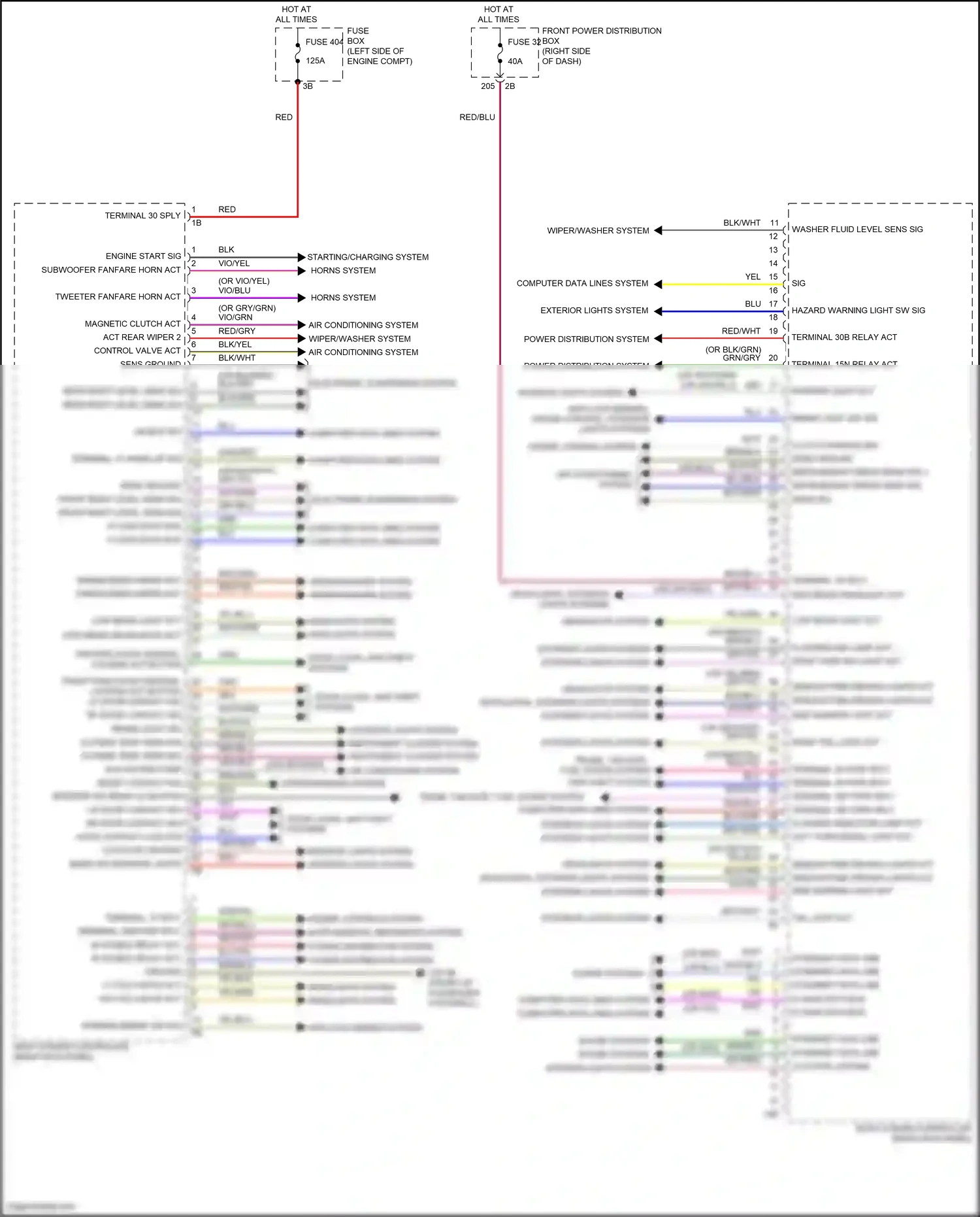 MINI Cooper S Clubman II facelift (2019-2024) computer data lines system wiring diagram  (52 of 76)