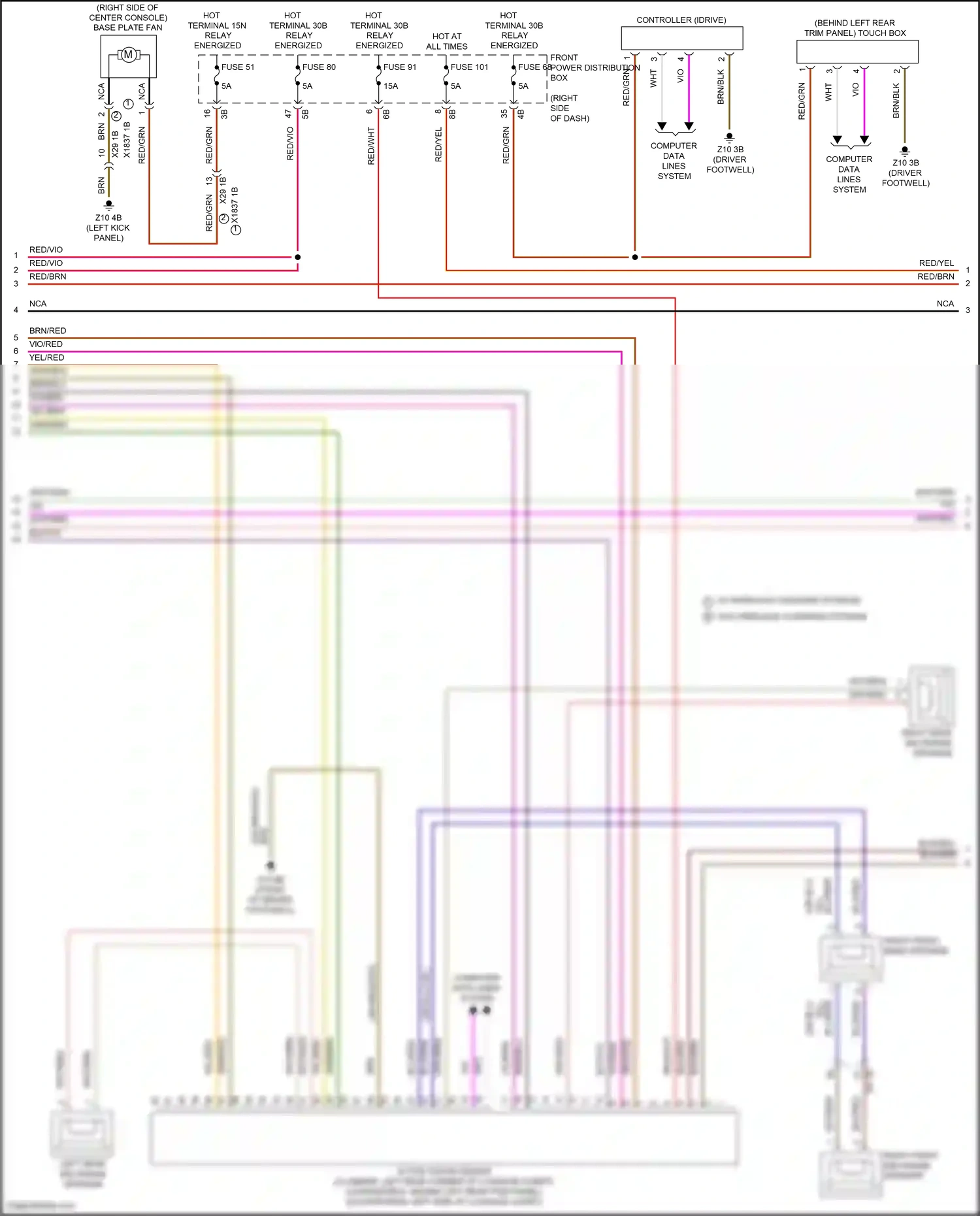 MINI Cooper S Clubman II facelift (2019-2024) computer data lines system wiring diagram  (4 of 76)