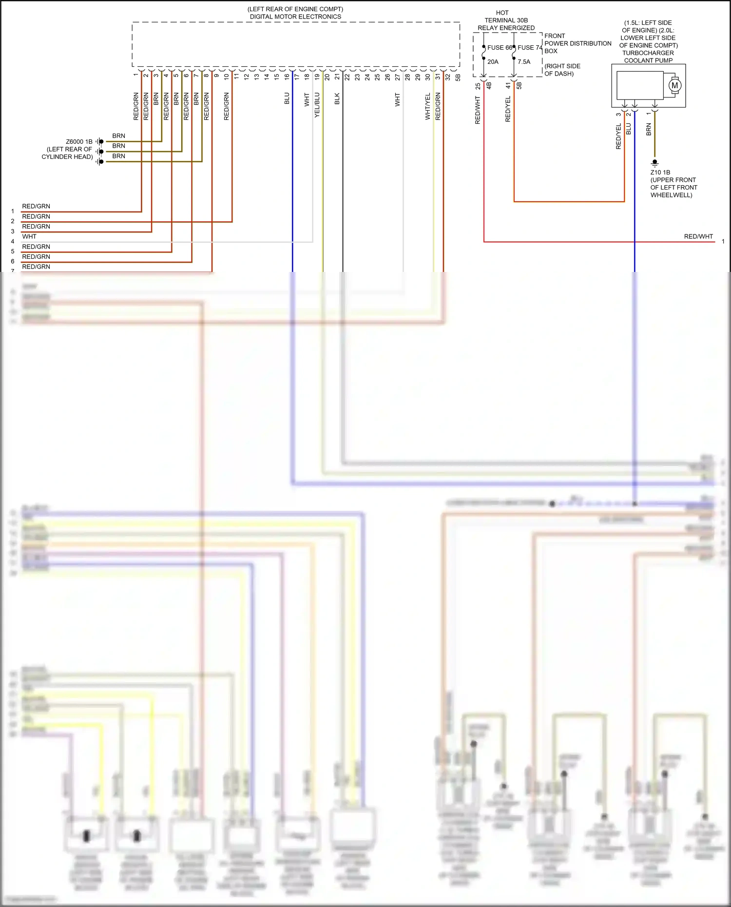 MINI Cooper S Clubman II facelift (2019-2024) computer data lines system wiring diagram  (74 of 76)
