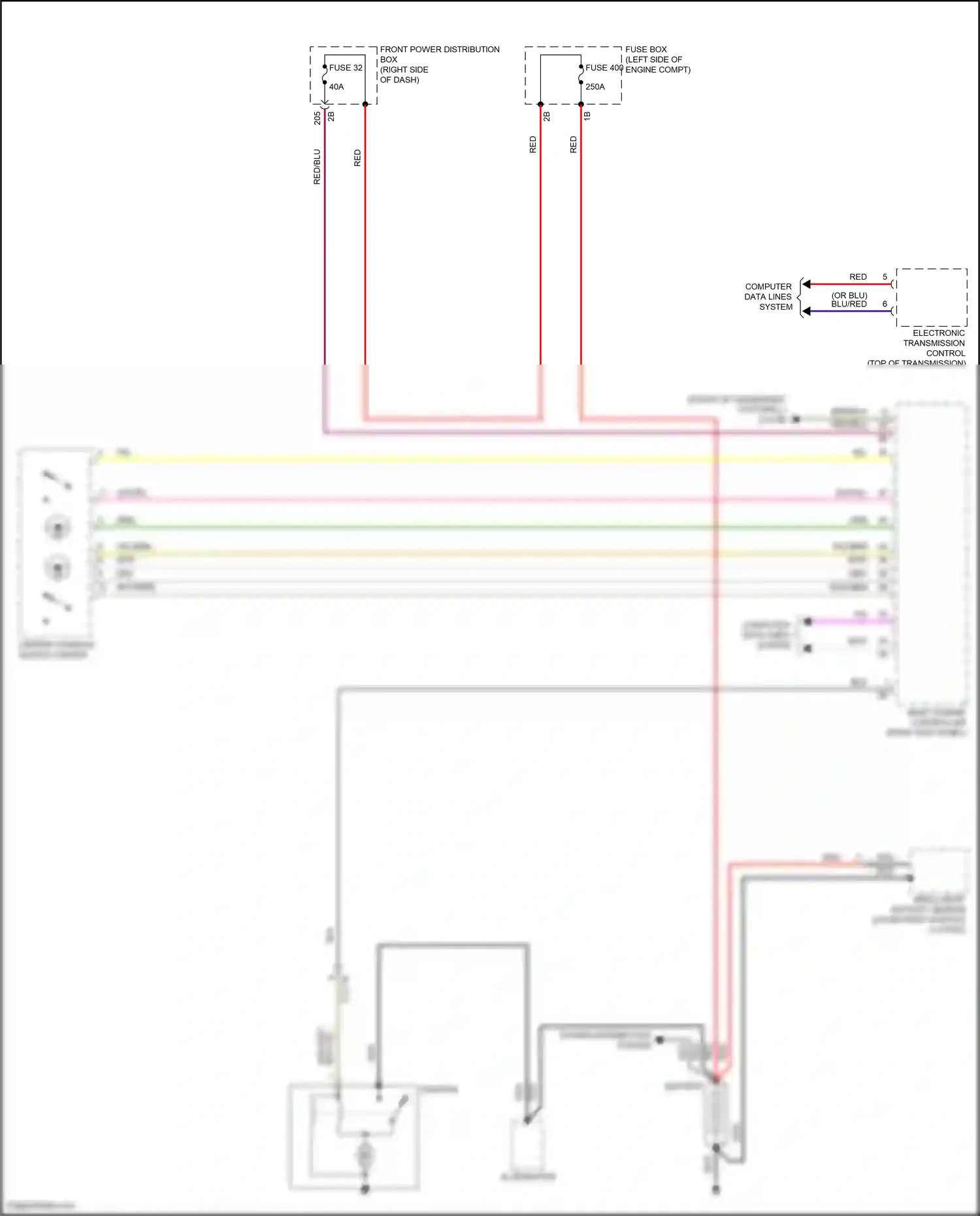 MINI Cooper S Clubman II facelift (2019-2024) computer data lines system wiring diagram  (40 of 76)