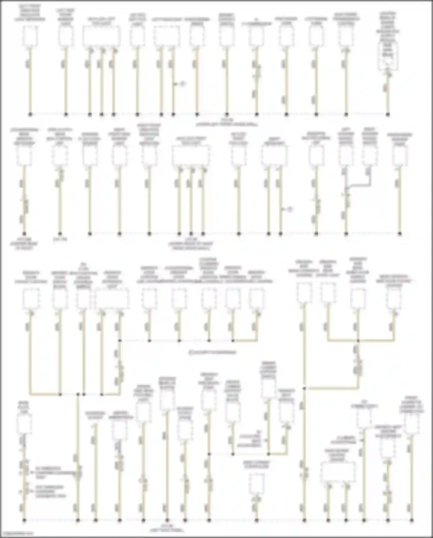 Cooper S Clubman MINI II (2015-2019): Ground distribution circuit (1 of 3)