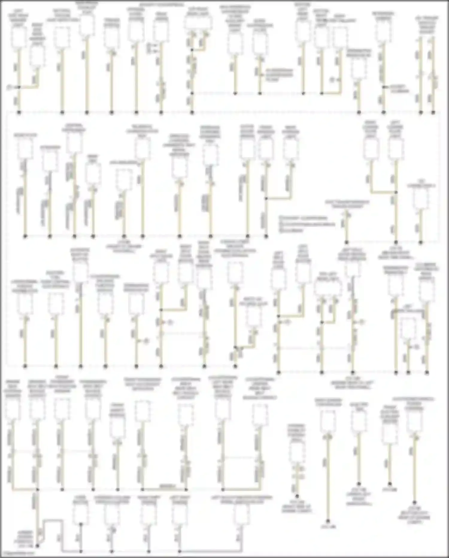 Cooper S Clubman MINI II (2015-2019): Ground distribution circuit (3 of 3)