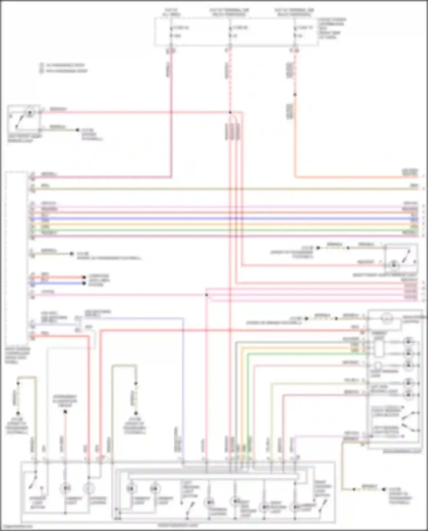 Cooper S Clubman MINI II (2015-2019): Courtesy lamps circuit (1 of 4)