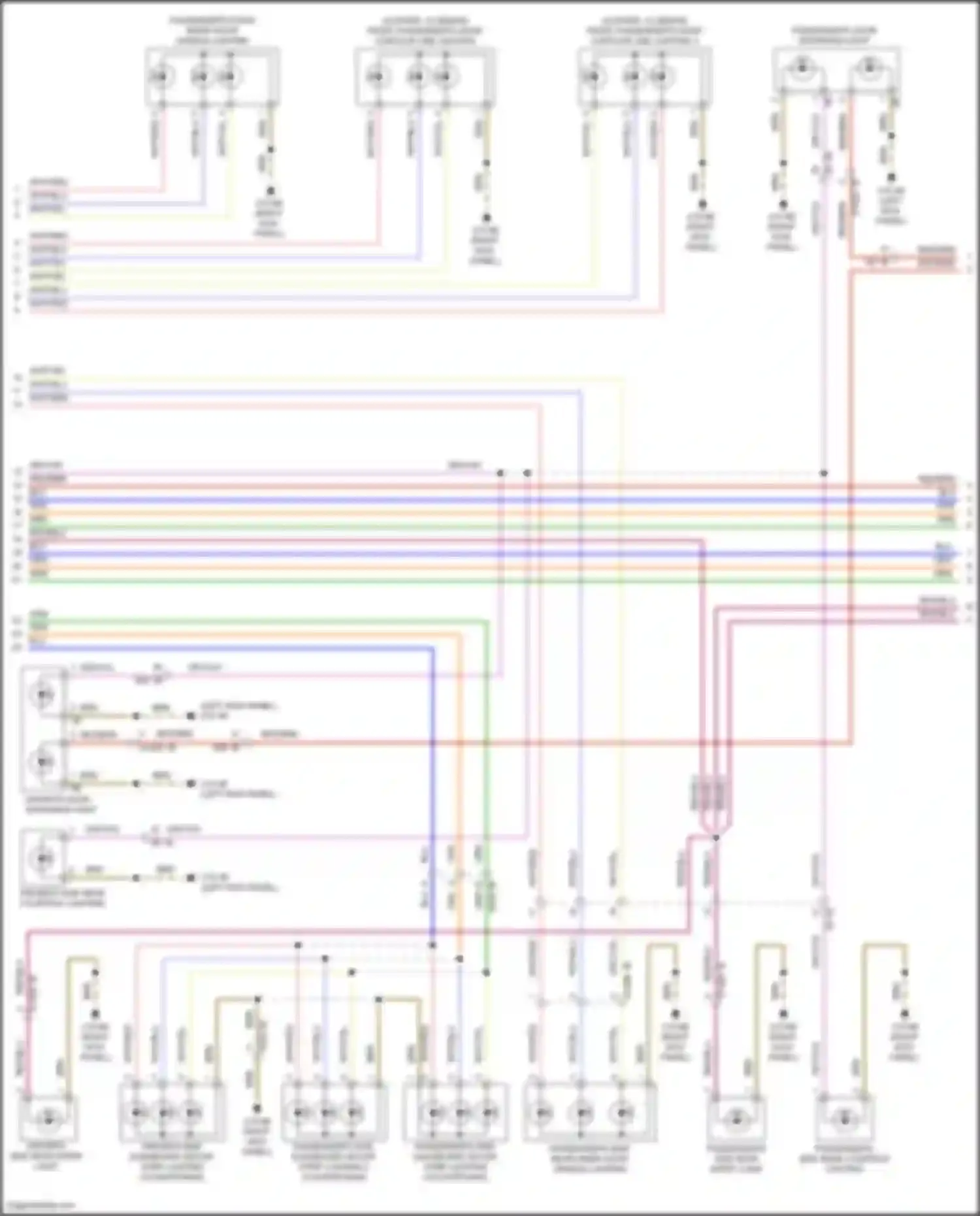 Cooper S Clubman MINI II (2015-2019): Courtesy lamps circuit (3 of 4)