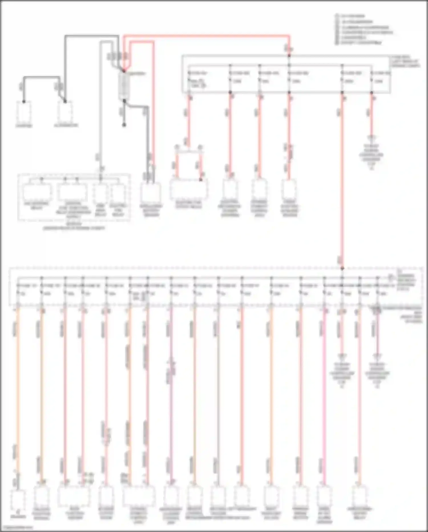 Cooper S Clubman MINI II (2015-2019): Power distribution circuit (1 of 4)